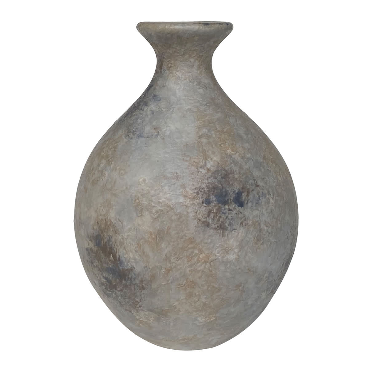 Grey Ceramic Vase, 8"