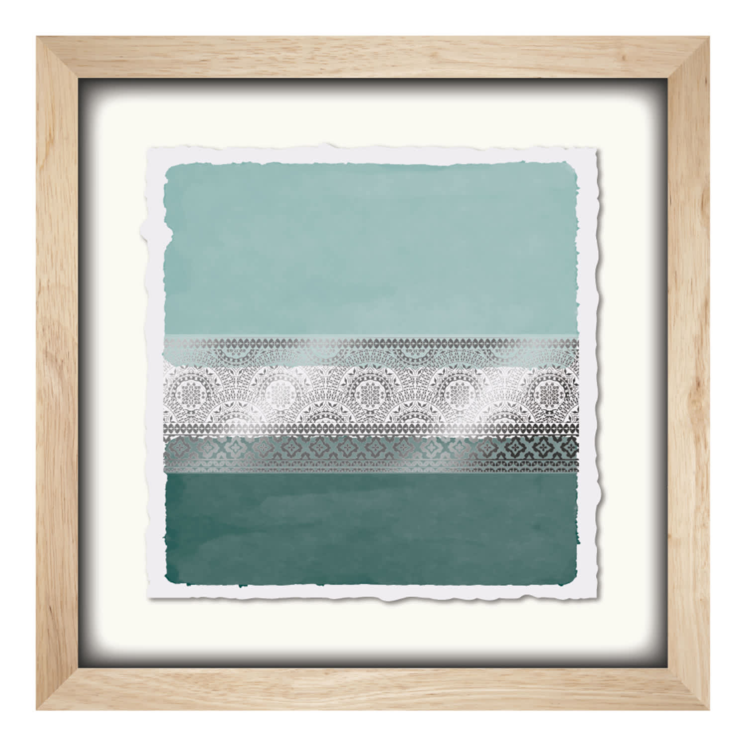 Found & Fable Linen Shadowbox, 6"