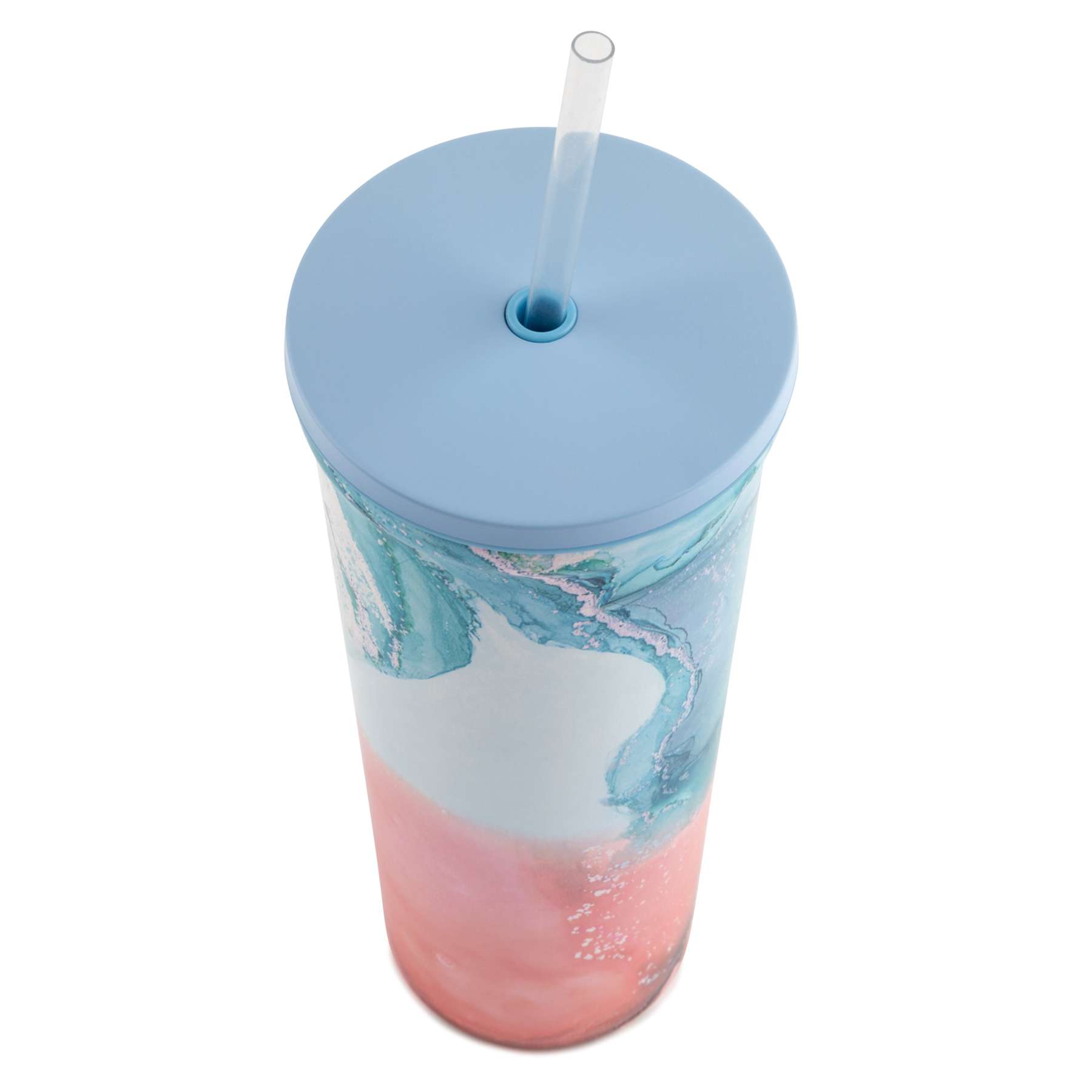 Marble Print Fashion Tumbler, 24oz