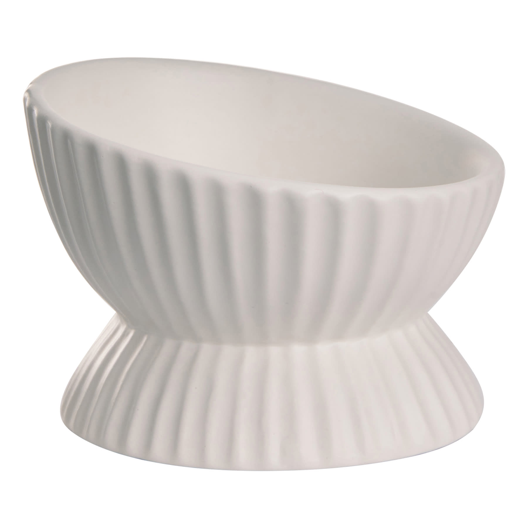 Tracey Boyd Beveled Ceramic Hourglass Bowl, 5x3