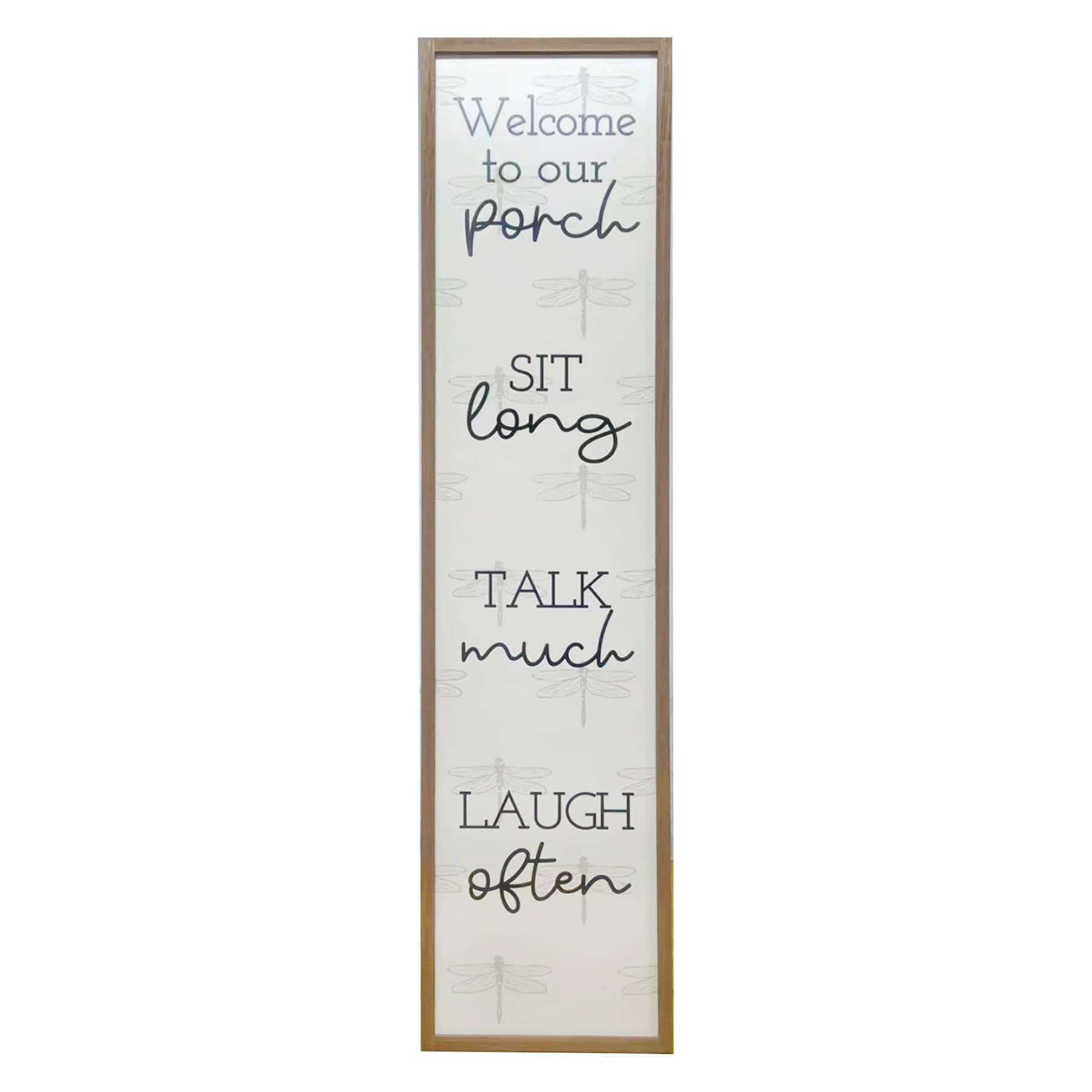 Honeybloom Welcome To Our Porch Sign, 45.3"