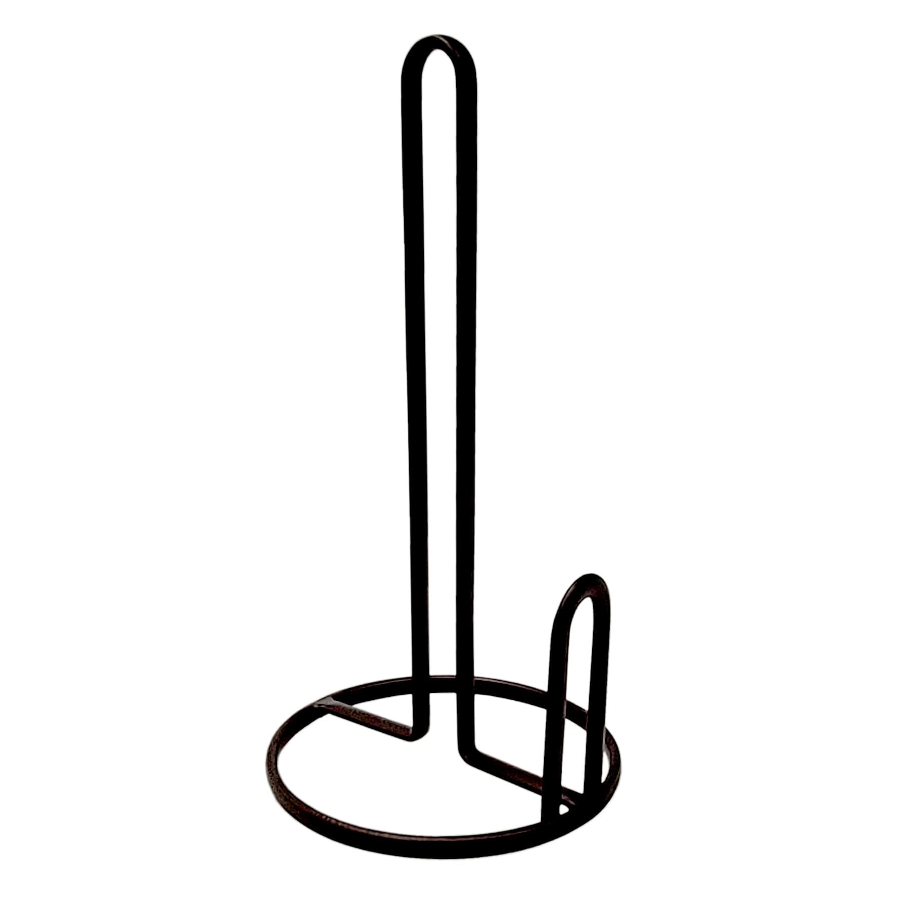 Black Basic Paper Towel Holder