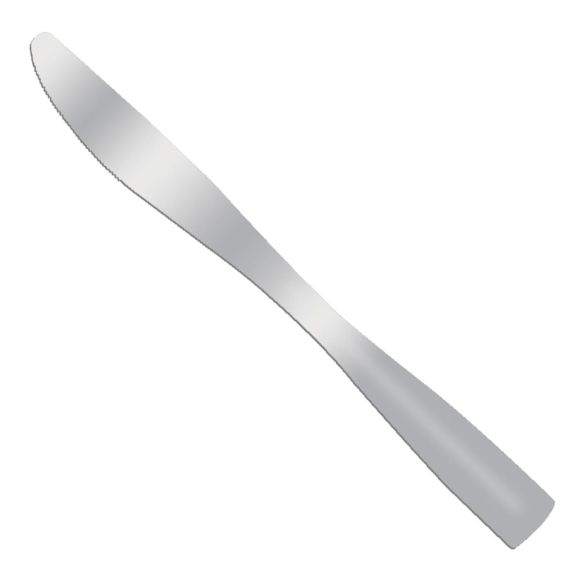 Percy Dinner Knife, Satin Silver