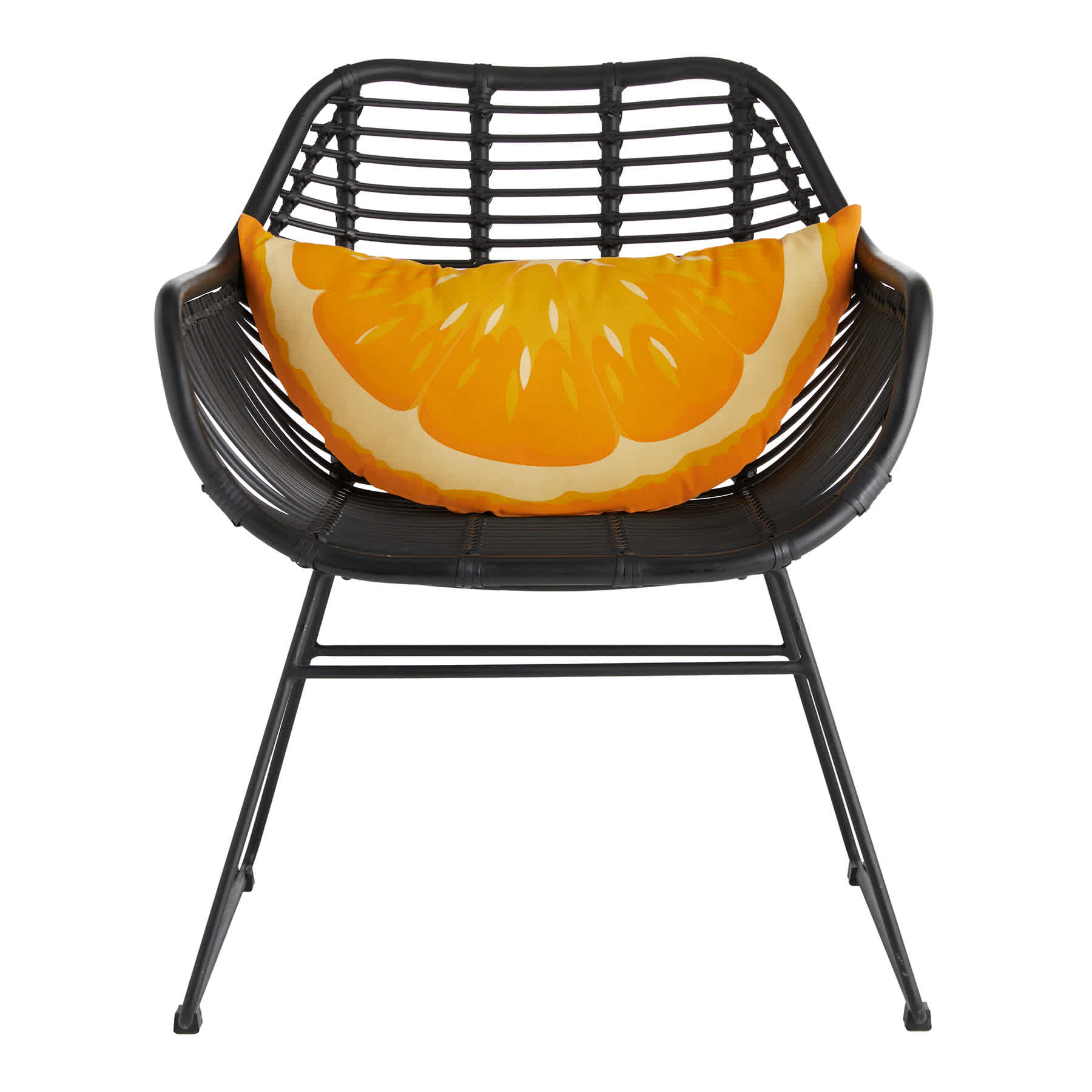 Orange Slice Outdoor Throw Pillow, 14x26