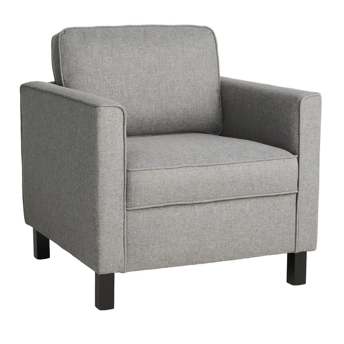 Drew Accent Chair, Charcoal