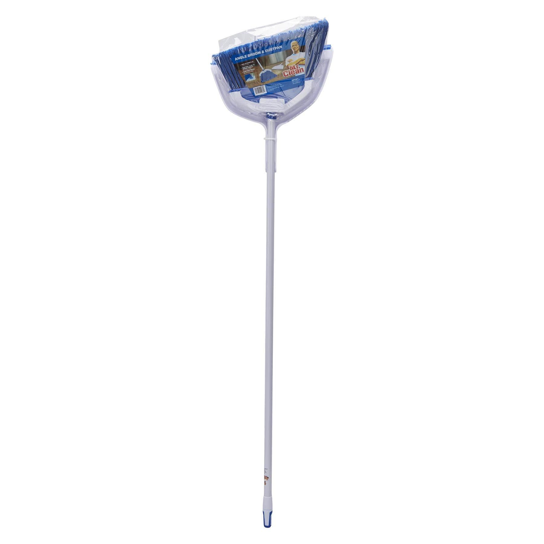 Mr. Clean Broom with Dustpan, Large