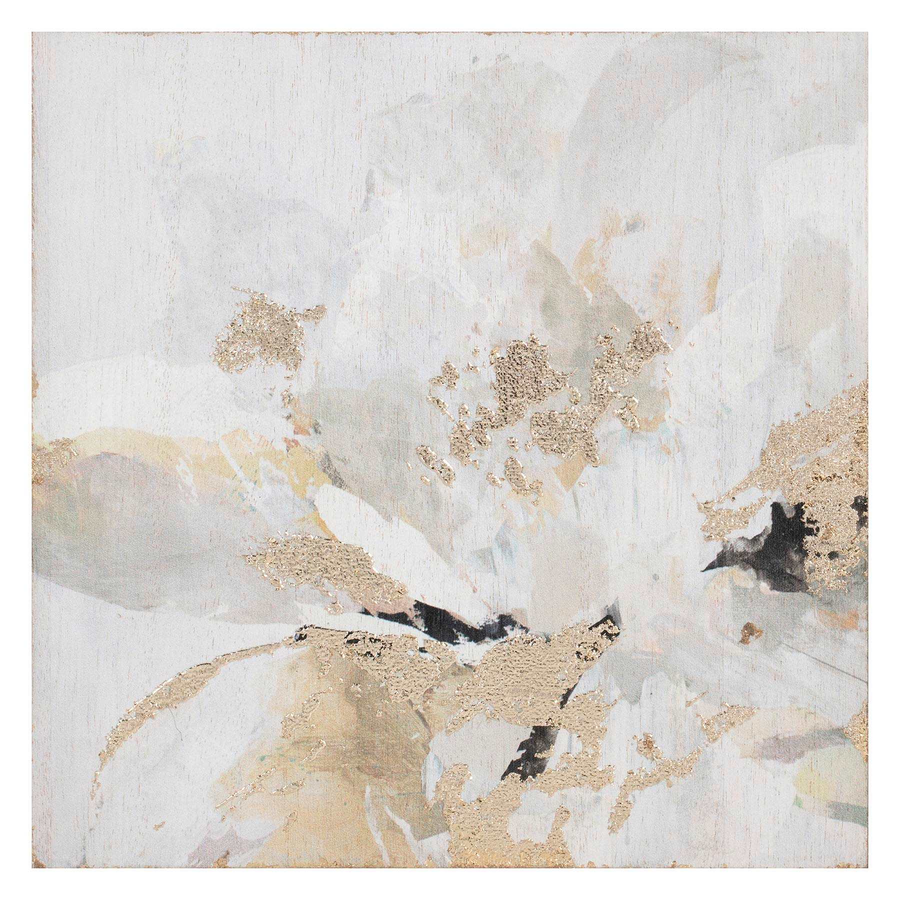 Providence Gold Foil Floral Box Art, 8"