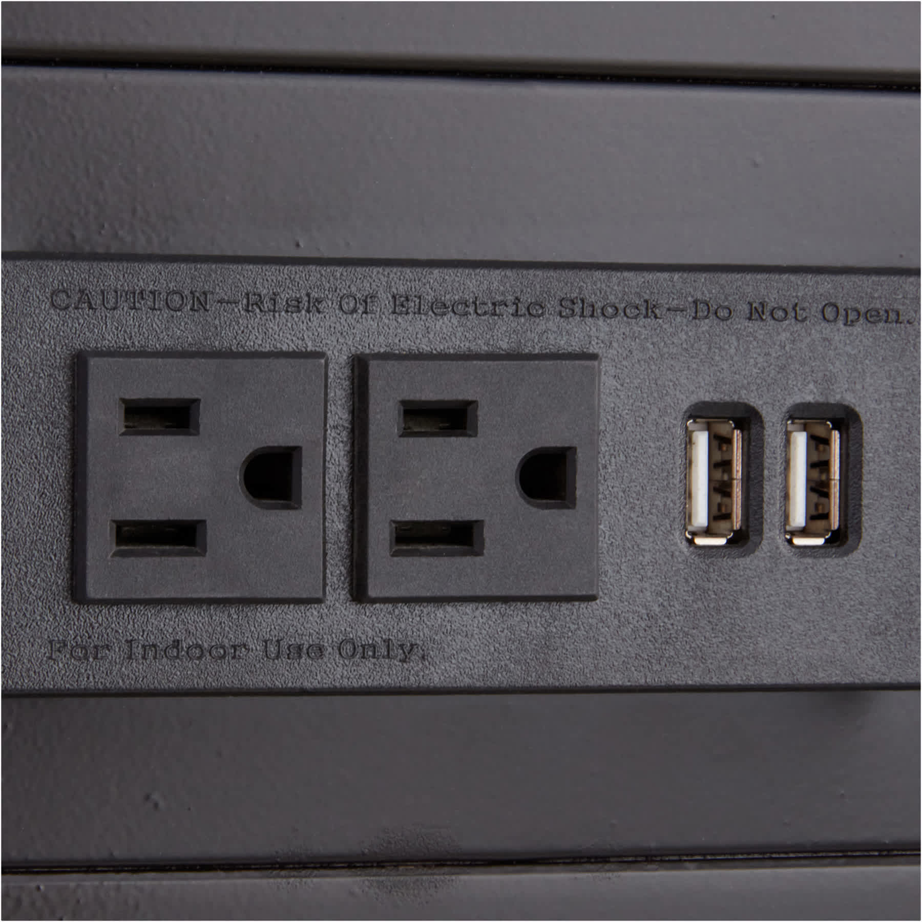 Black & Metal USB C-Table