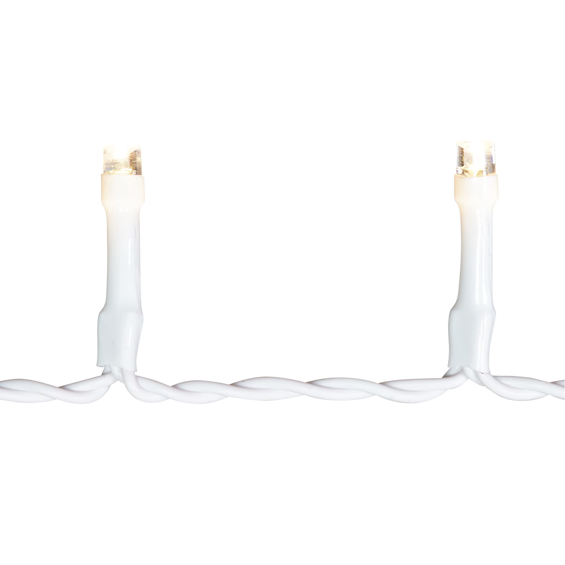 LED White Micro Curtain Lights, 8-Functions