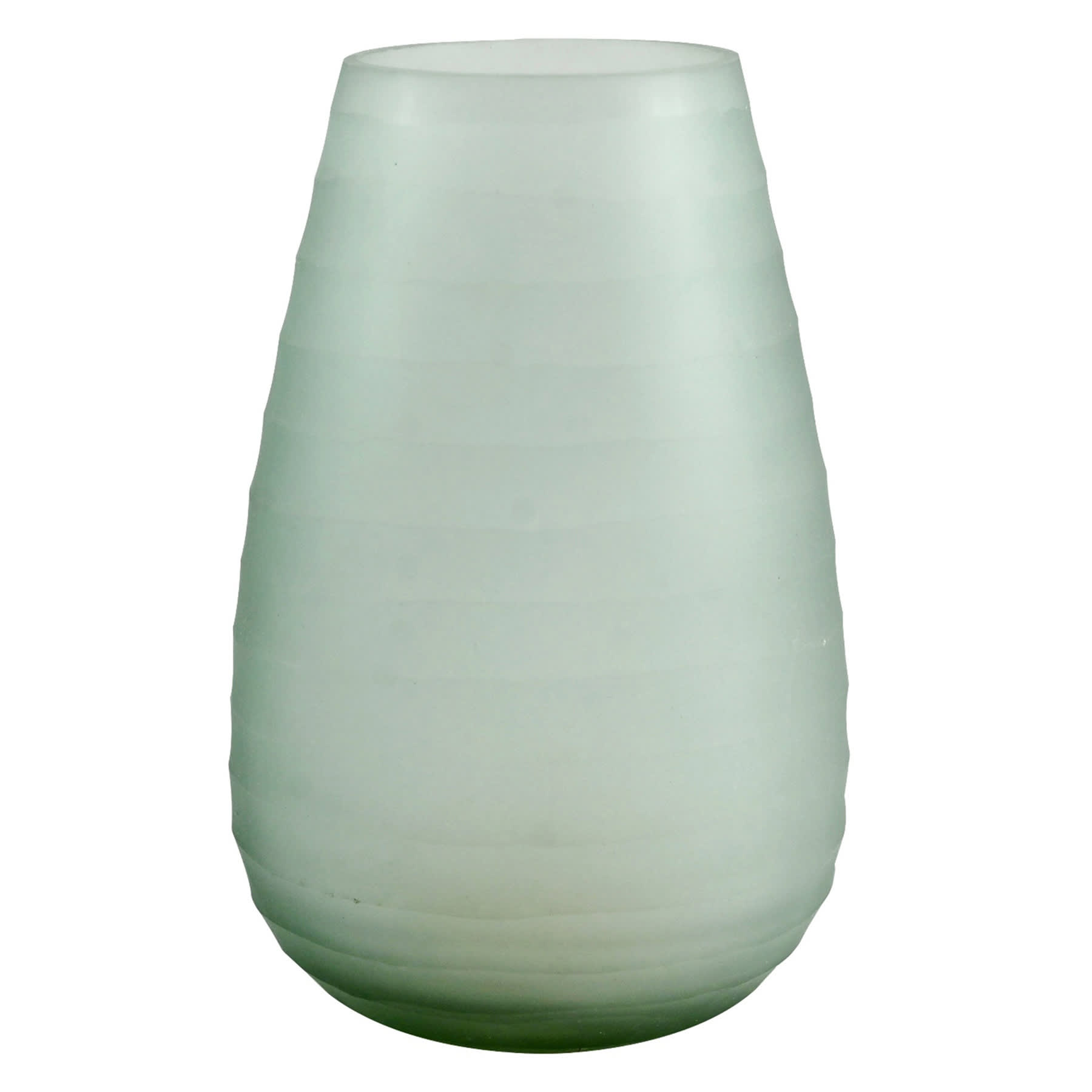 Blue Glass Vase, 6"