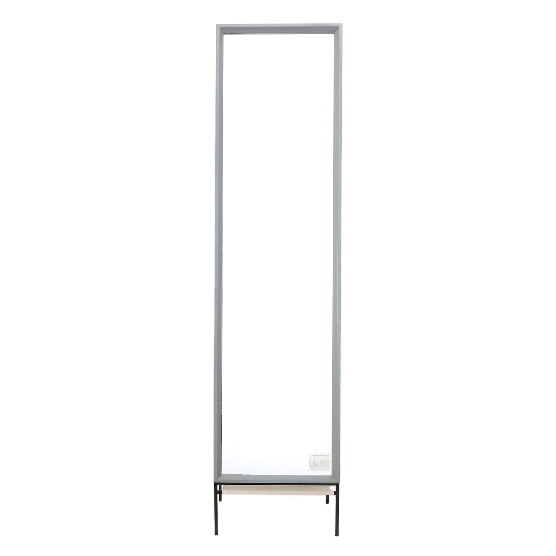 Grey Standing Floor Mirror, 15.5x60