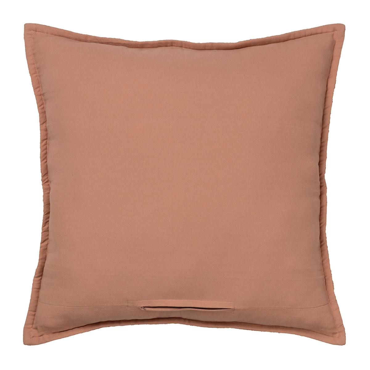Honeybloom Pink Striped Slub Euro Throw Pillow, 24"