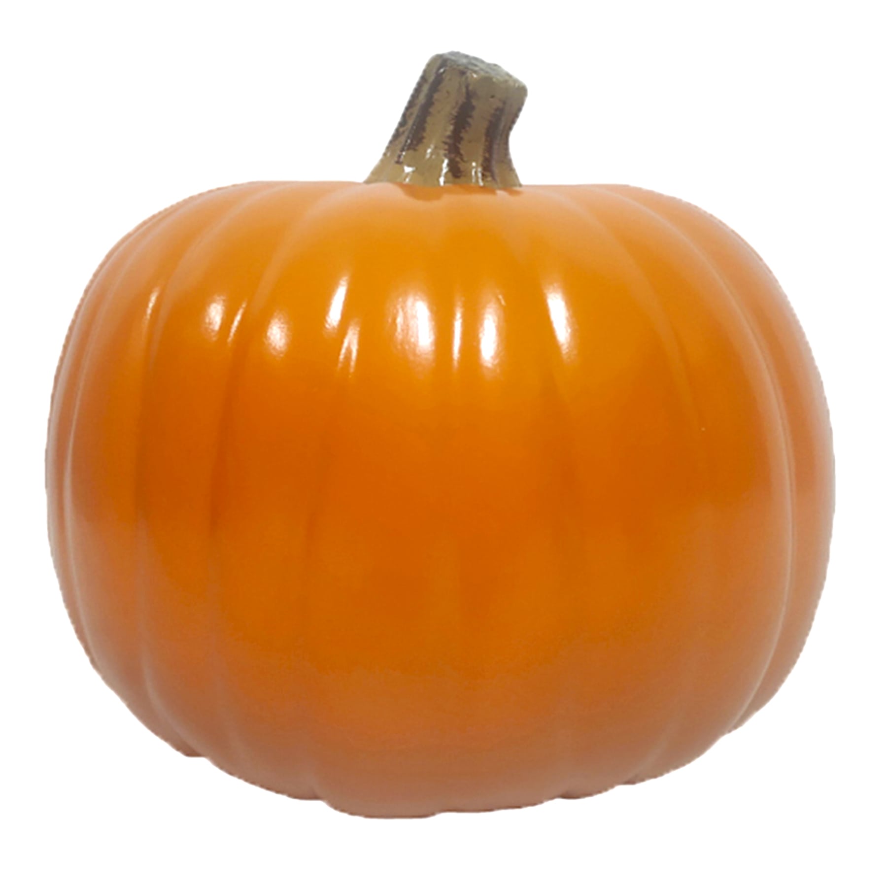 Halloween Orange Craft Pumpkin, 9"