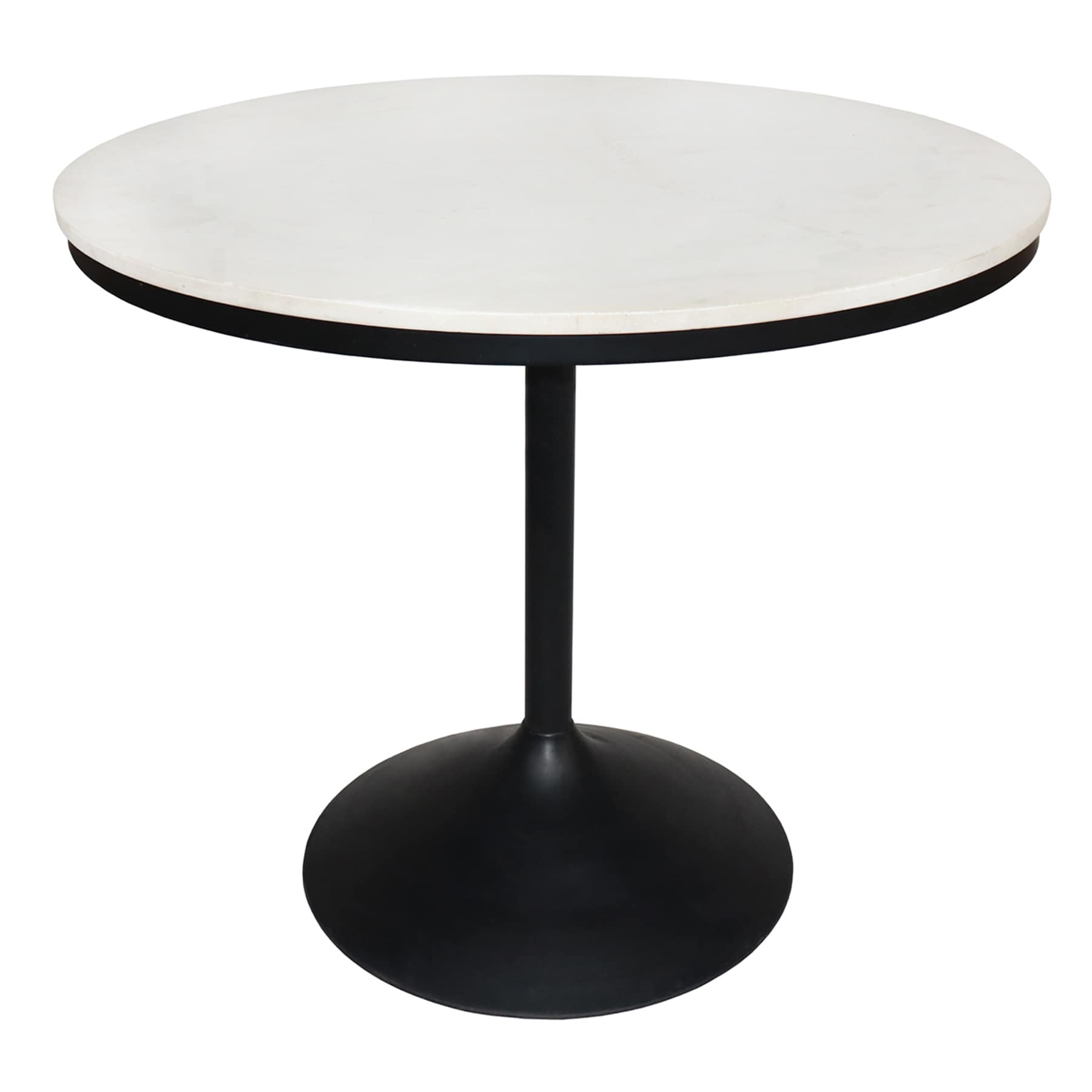 Crosby St. Mariana Marble Bistro Table, Black