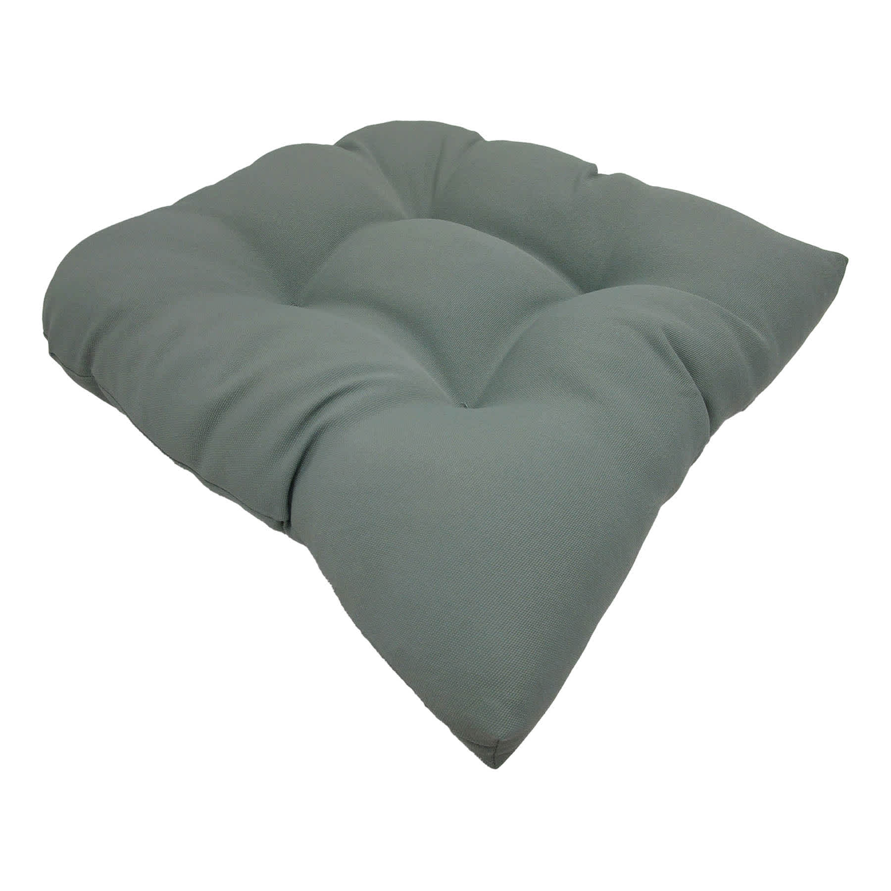 Sage Canvas Outdoor Wicker Seat Cushion
