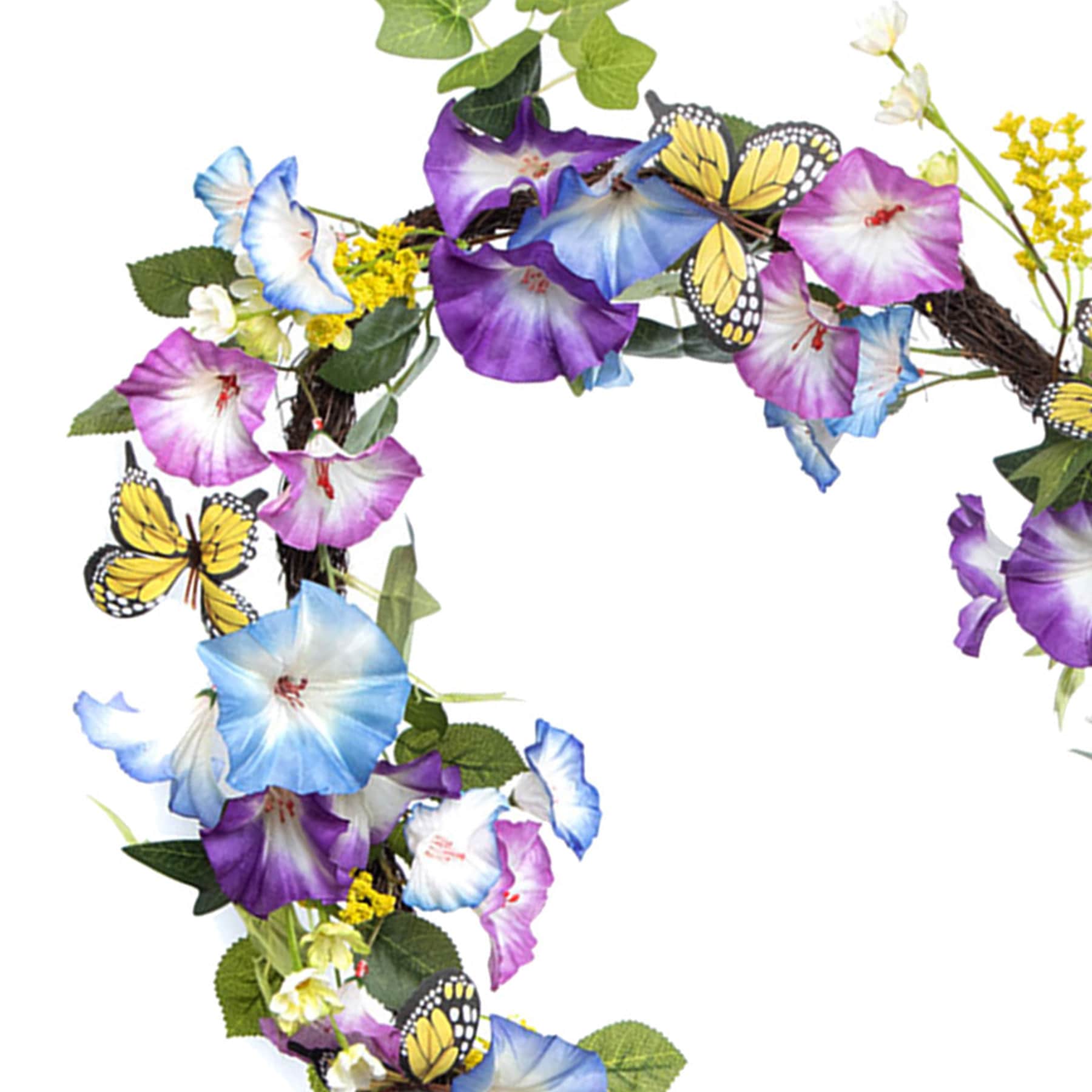 Petunia, Daisy & Butterfly Garland, 72"
