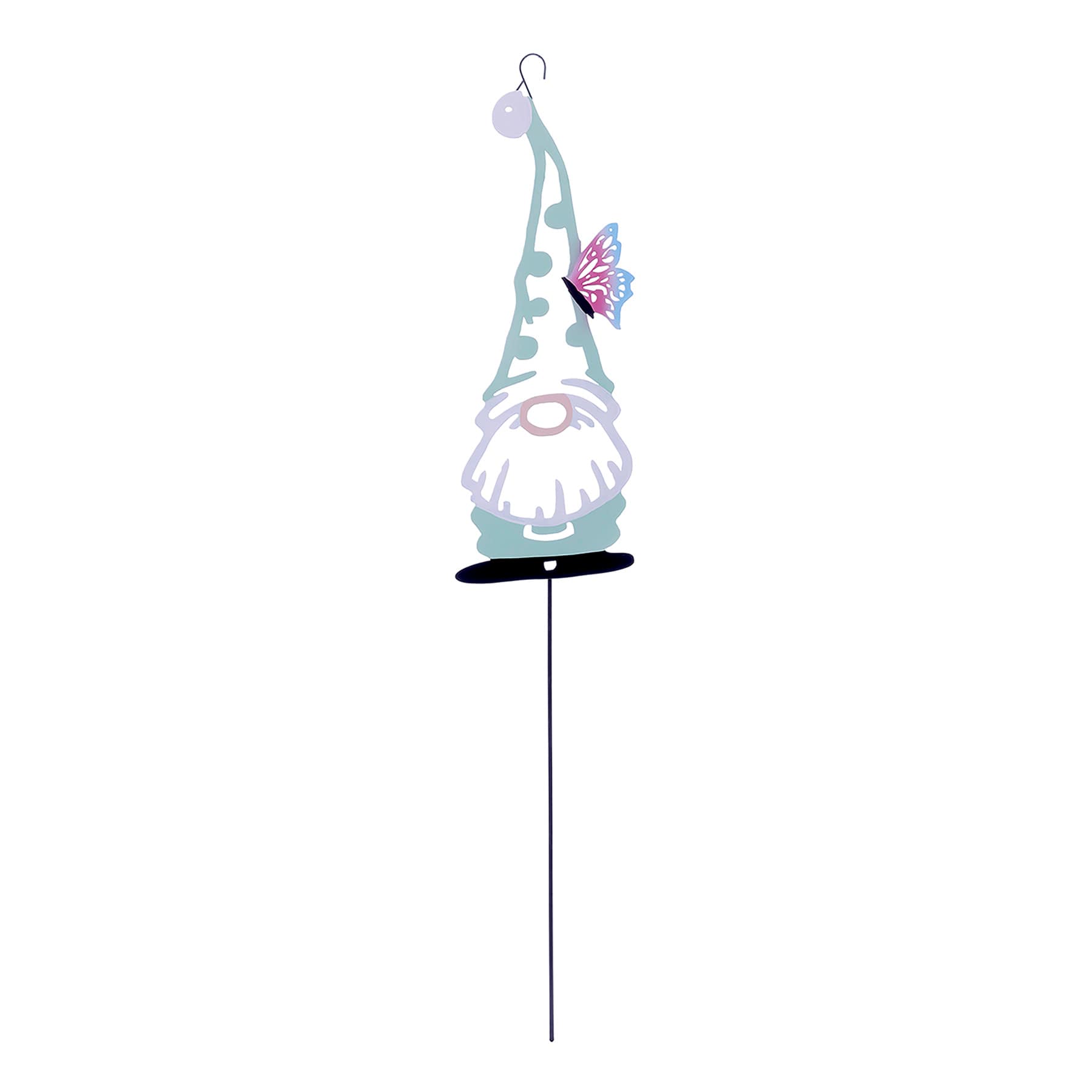 Sunny Club Green Gnome Metal Yard Stake, 24"