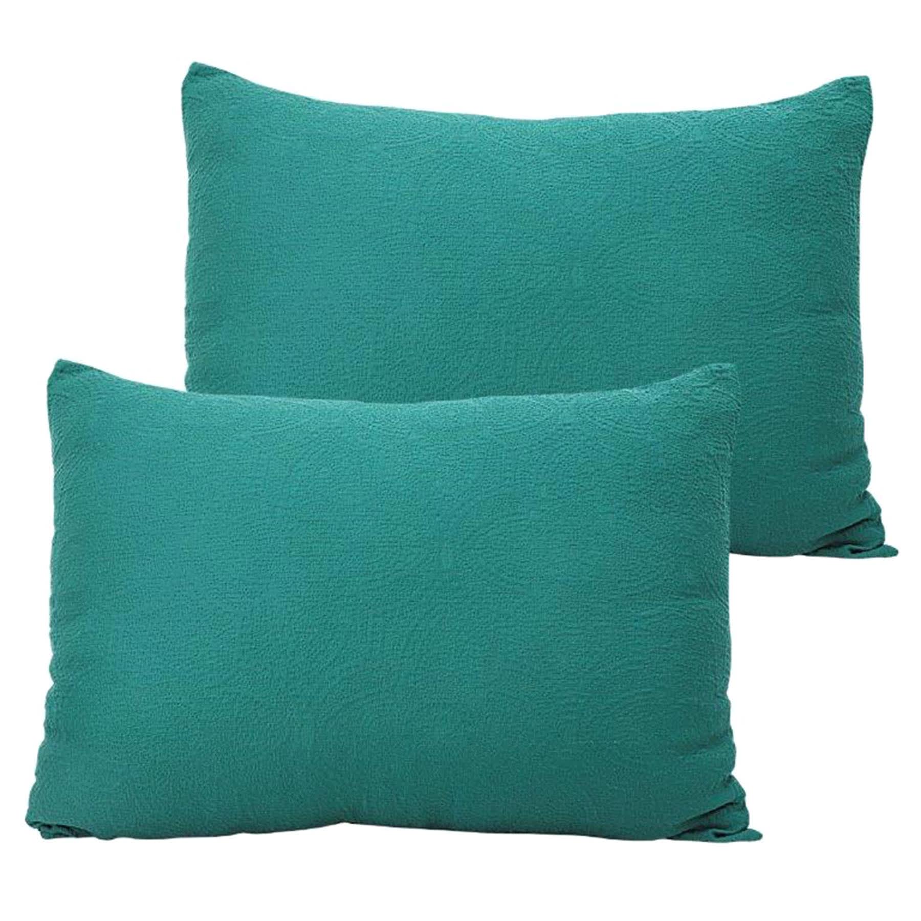 Found & Fable 3-Piece Green Cotton Arabesque Jacquard Comforter Set, King