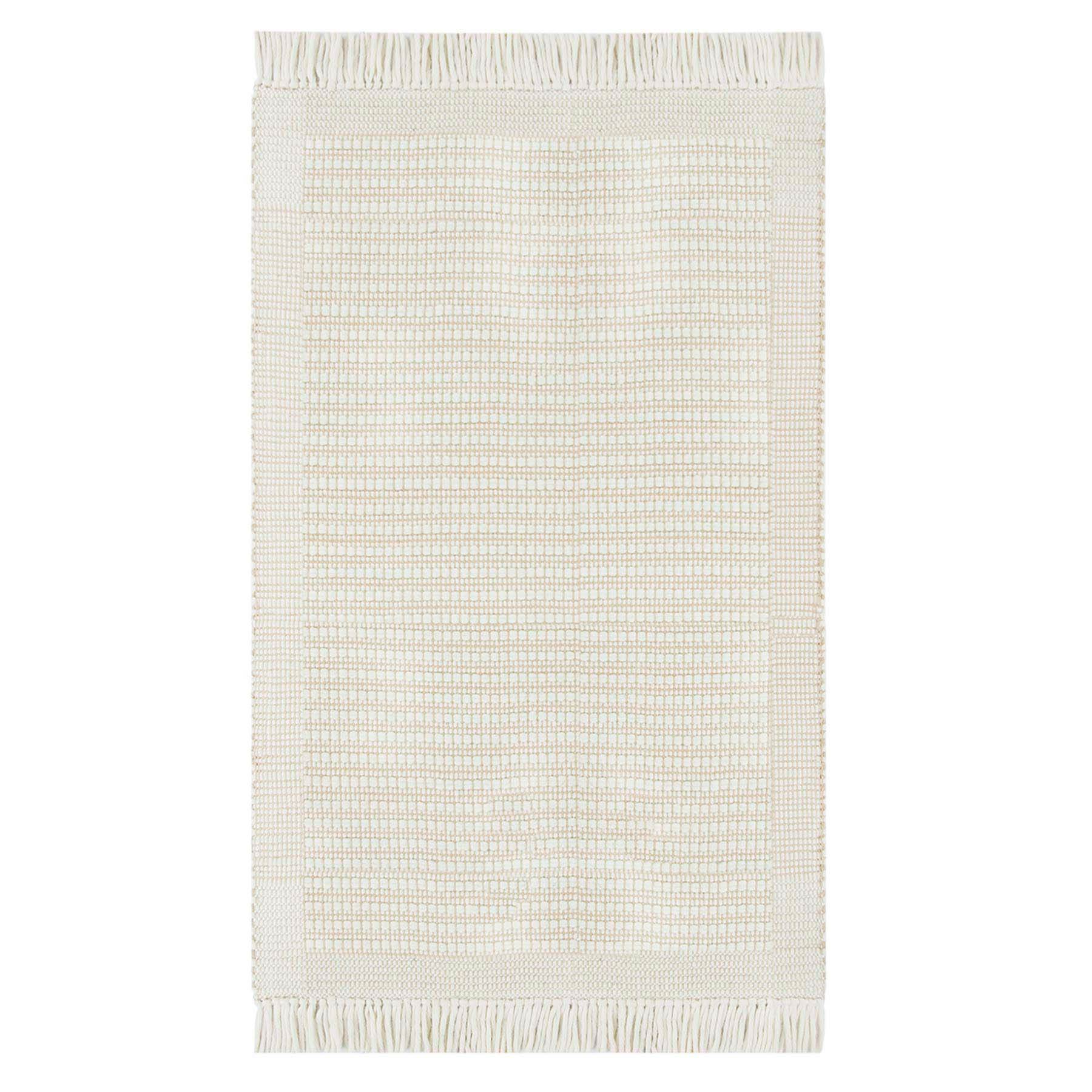 (B818) Honeybloom Newton Ivory Flatweave Accent Rug, 3x5