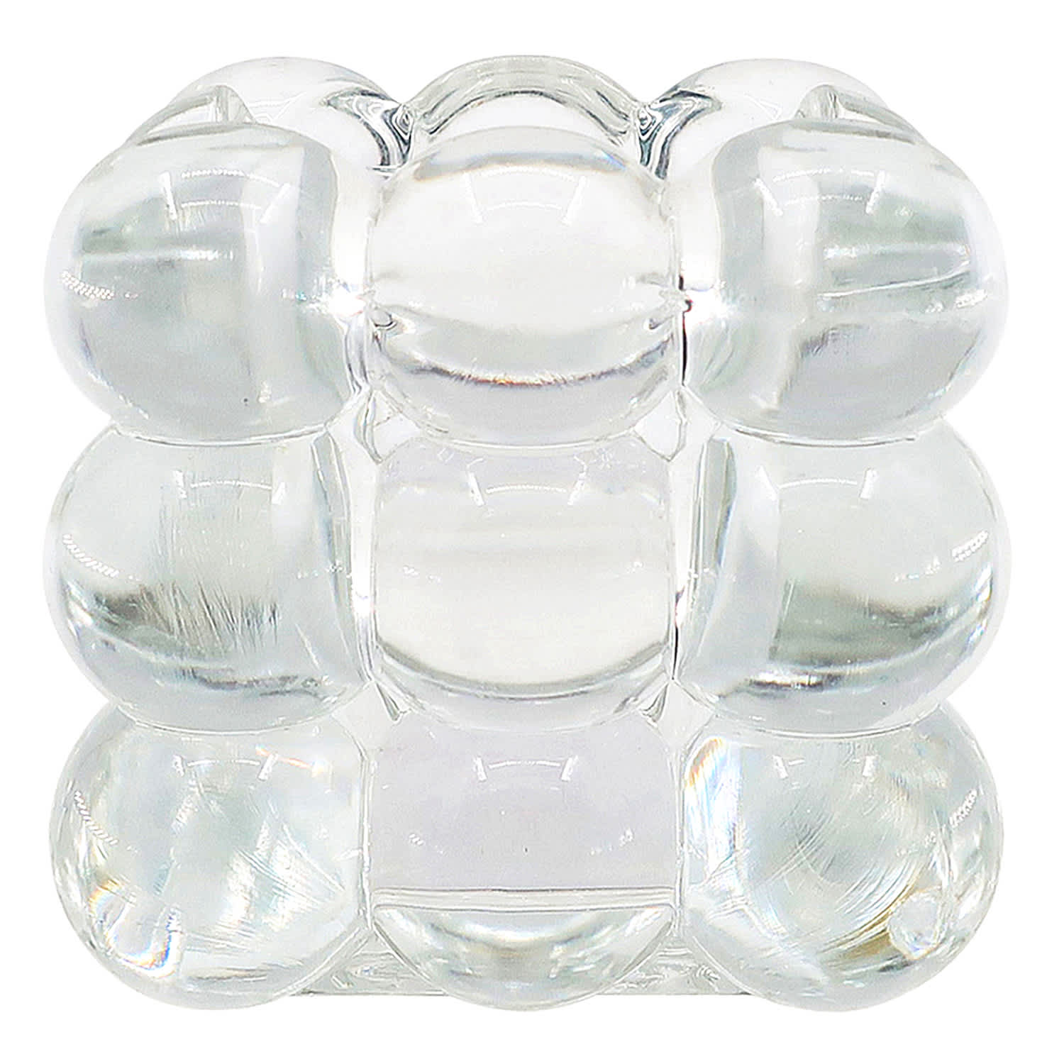 Clear Glass Votive Candle Holder, 3"