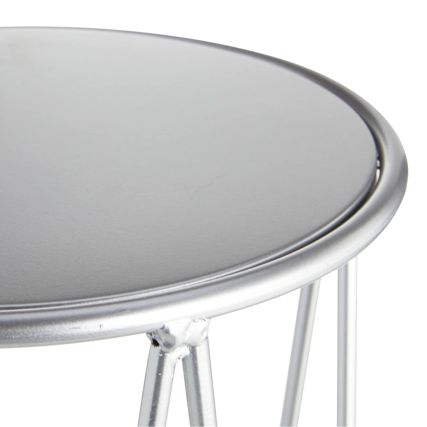 Ty Pennington Silver Metal Plant Stand, Small