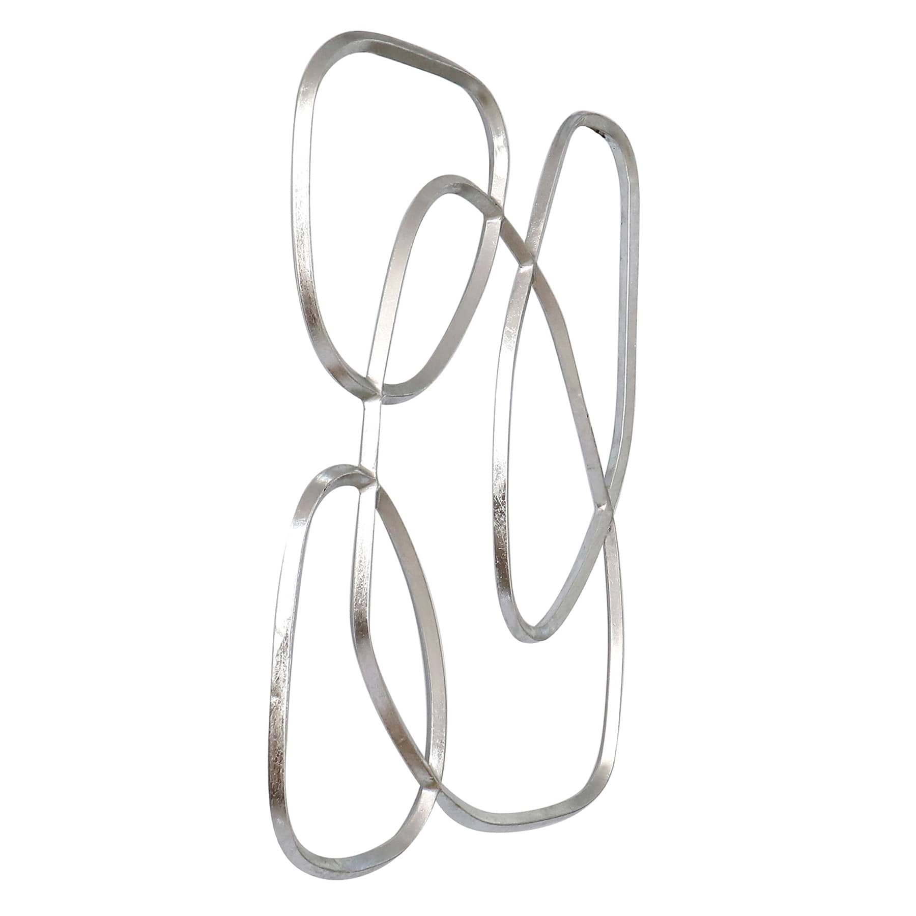 Crosby St. Silver Metal Wall Decor, 23x31