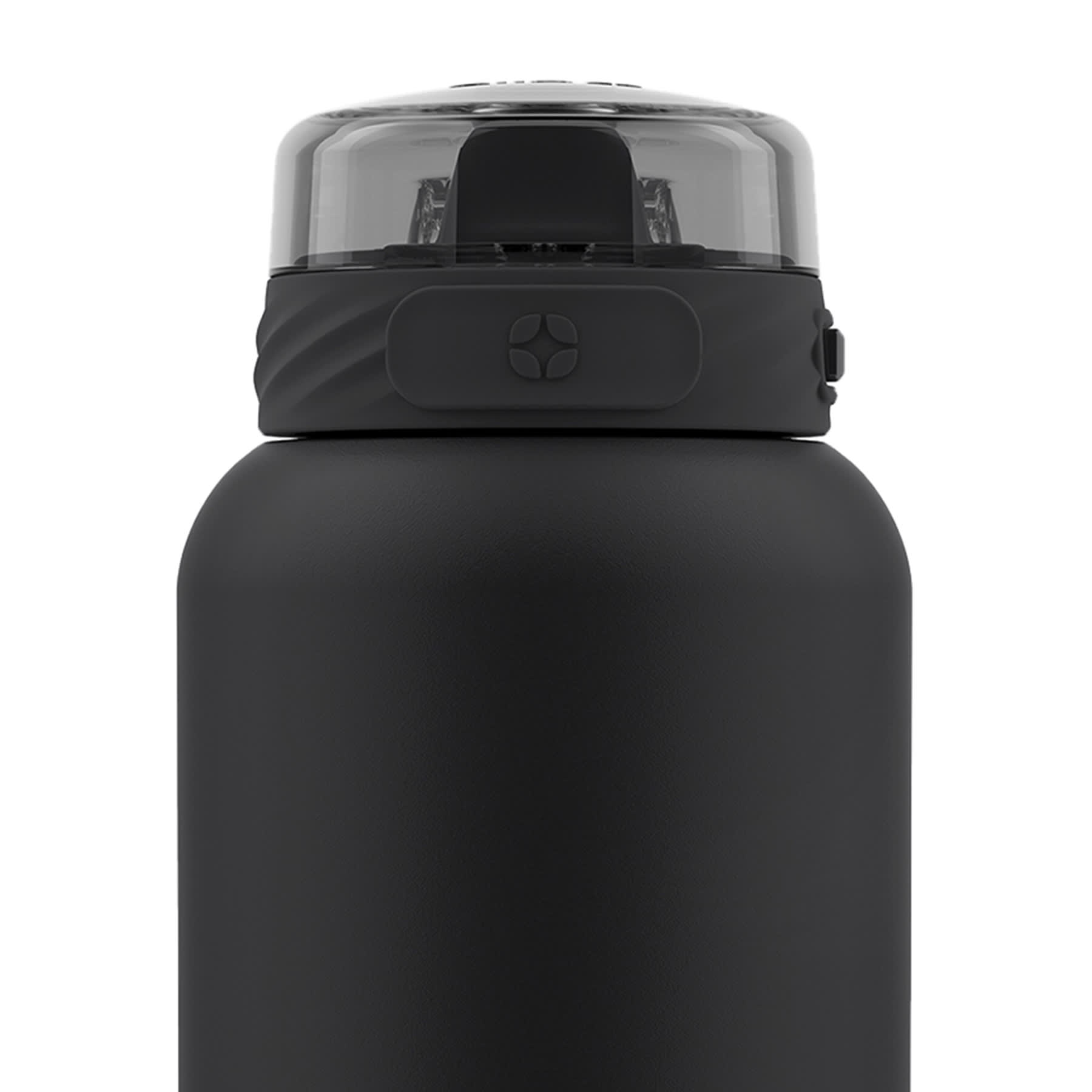 Ello Black Stainless Steel Cooper Water Bottle, 32oz