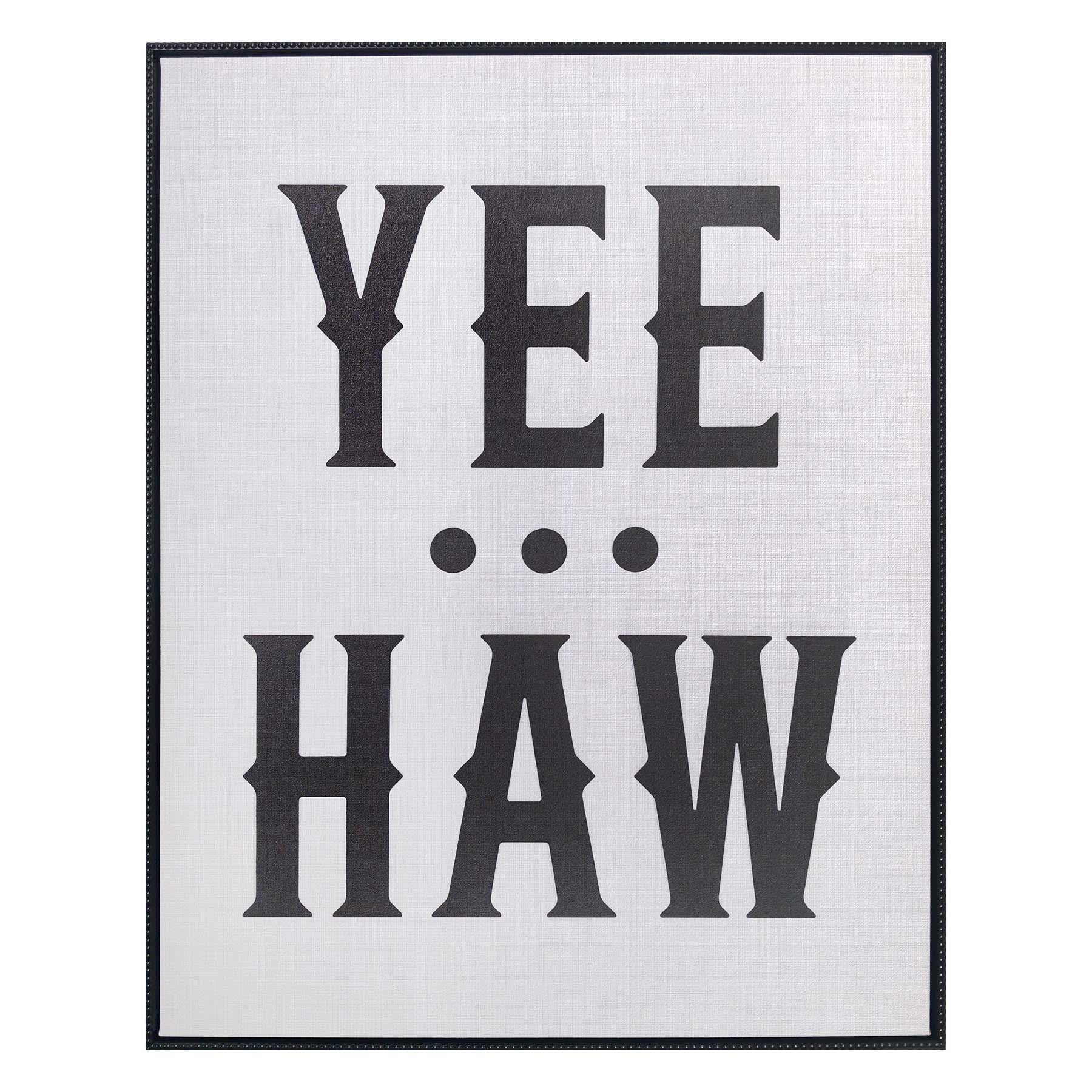 Yeehaw Canvas Wall Art, 22x28