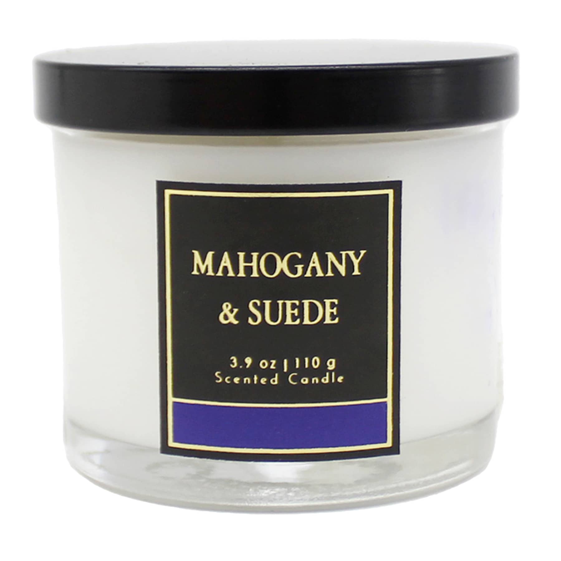 Mahogany & Suede Scented Jar Candle, 3.9oz