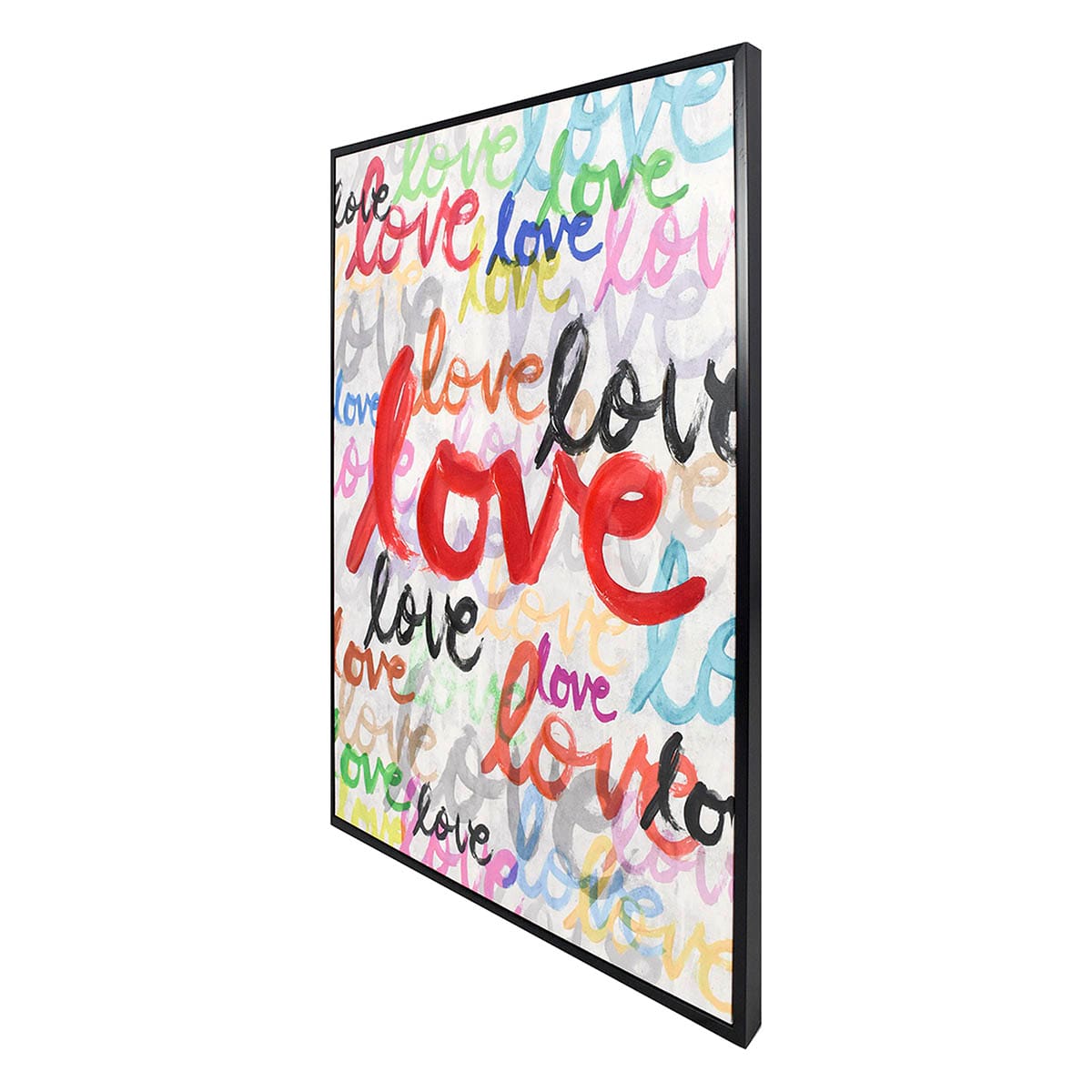 Love Framed Canvas Wall Art, 23x29