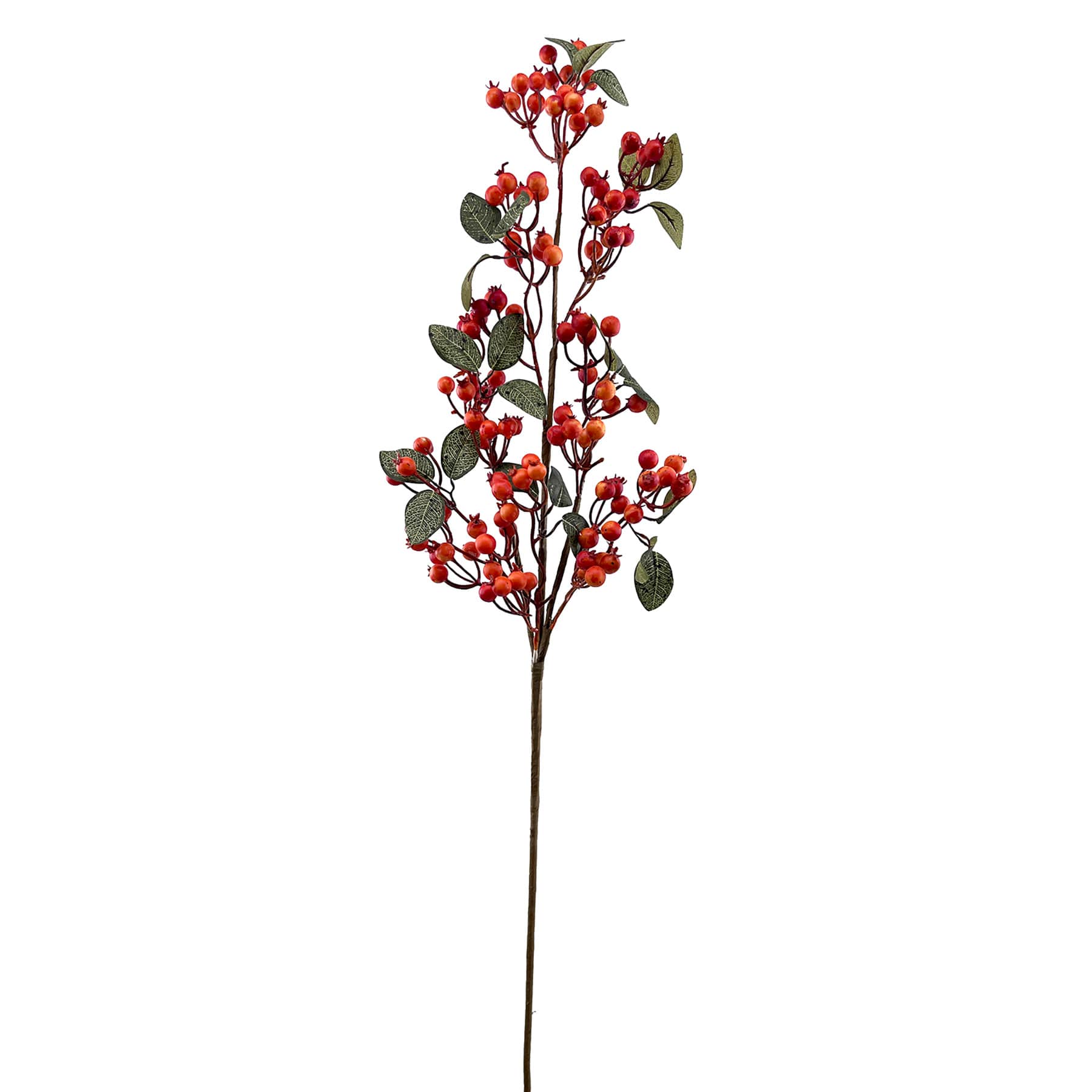 Orange Berries Stem, 33"