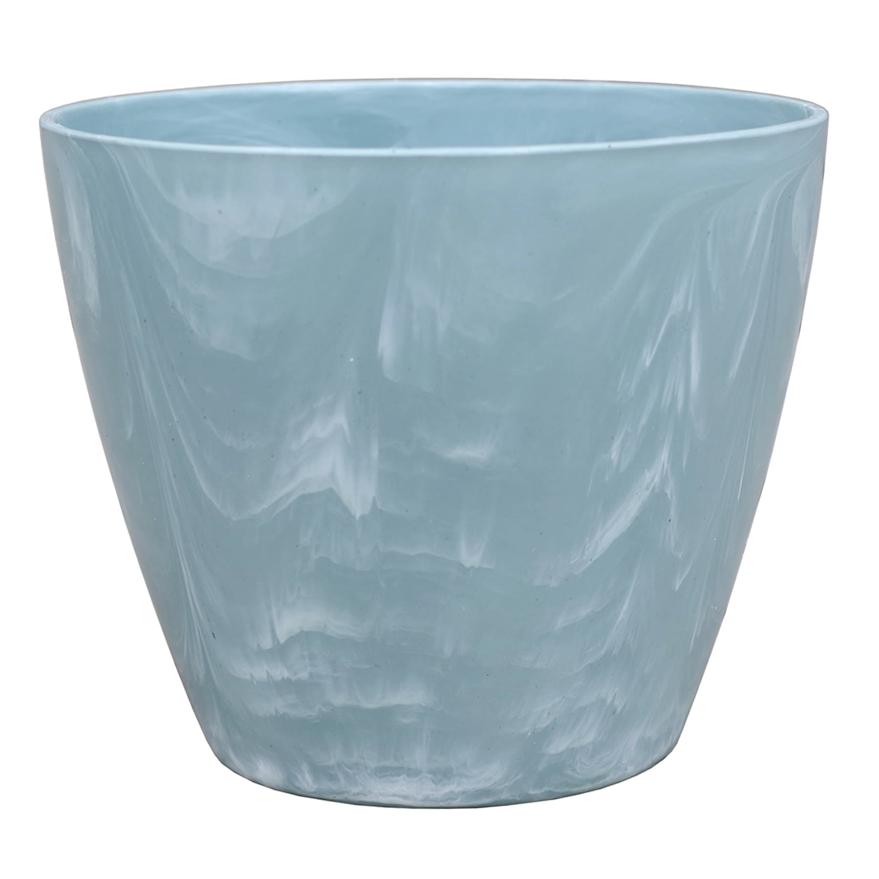 Light Blue Egg Shaped Outdoor Planter, Small
