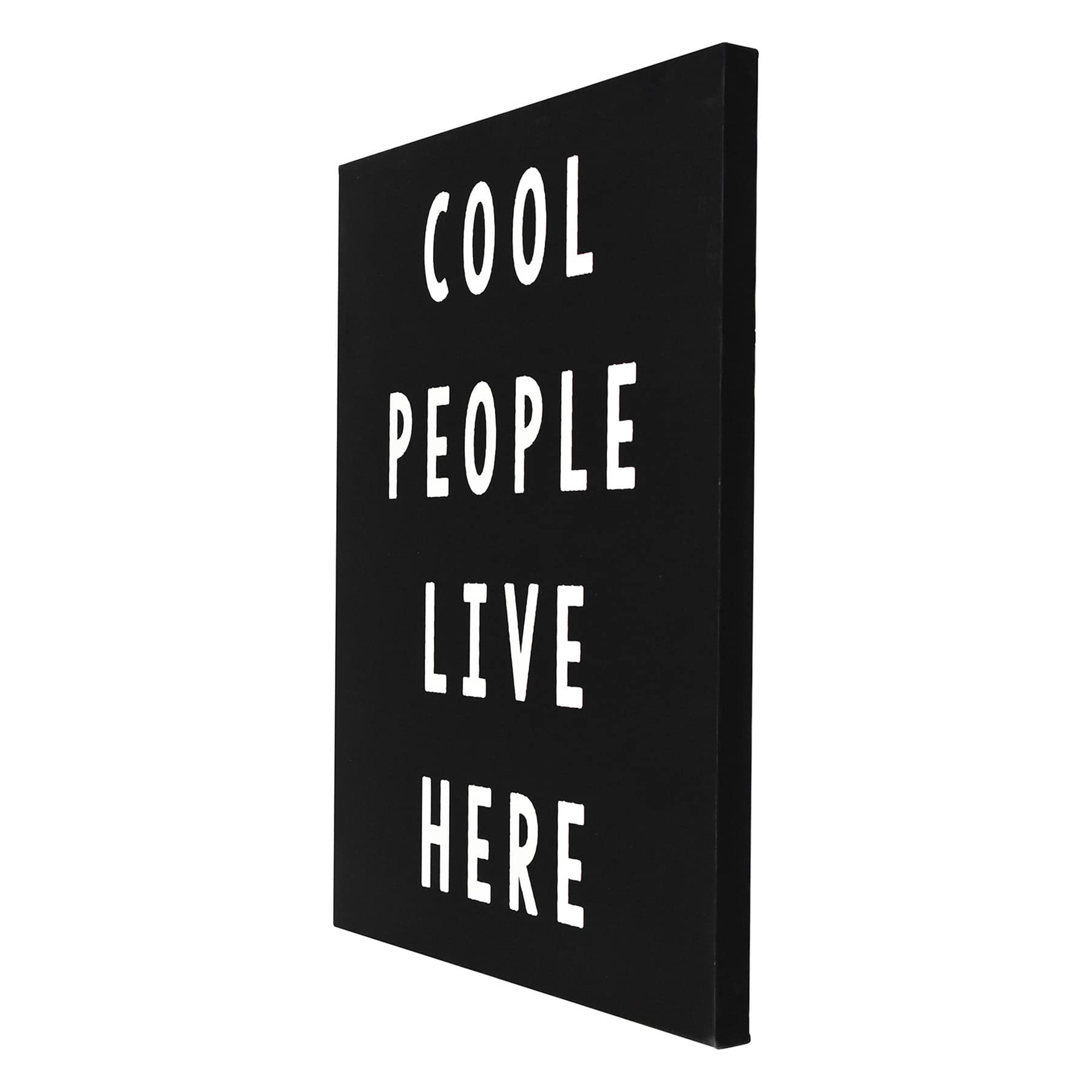 Cool People Live Here Canvas Wall Art, 22x28