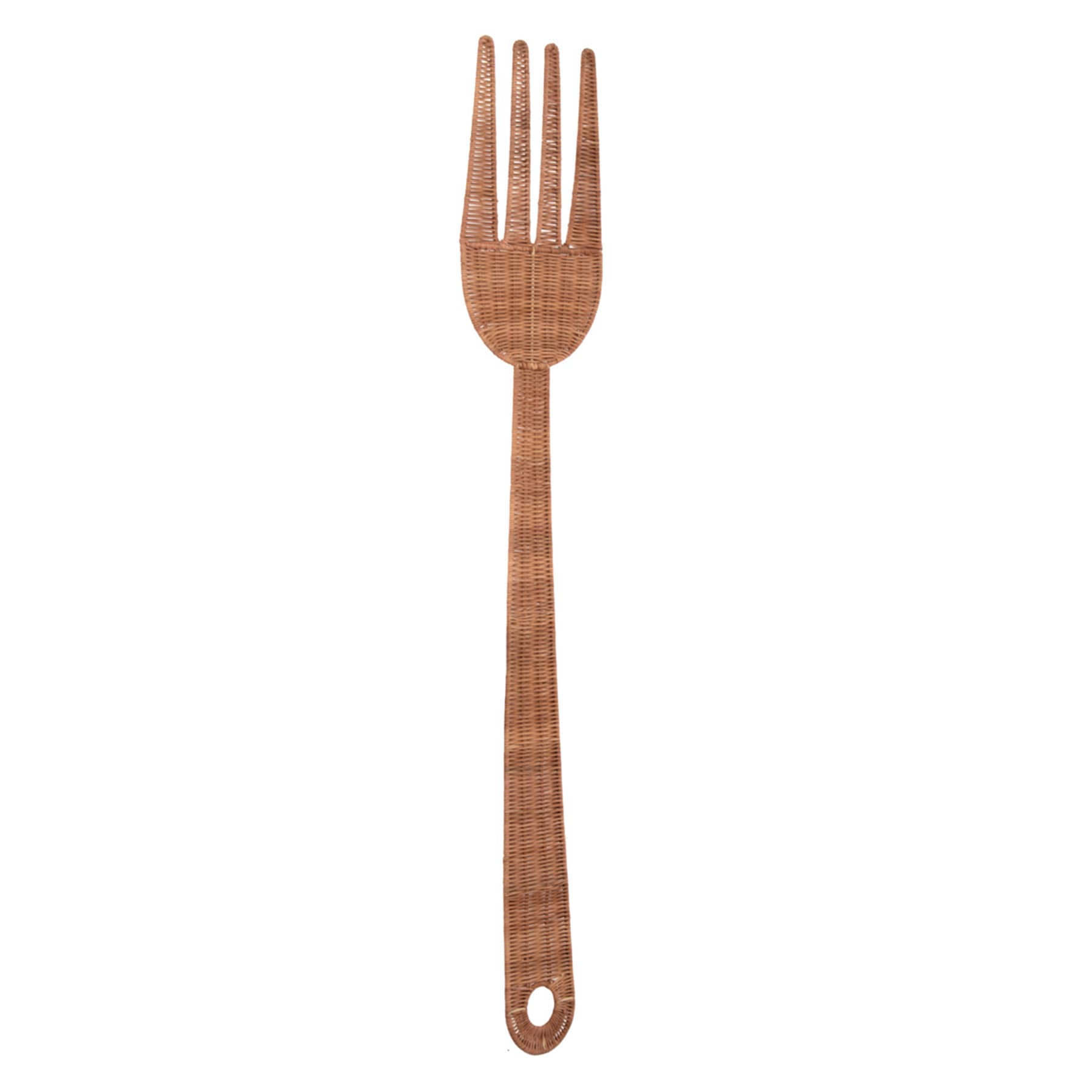 Rattan Fork Wall Decor