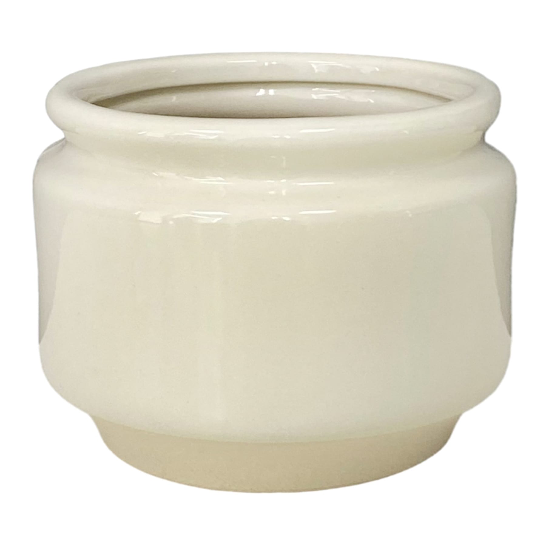 Honeybloom Indoor White Lennon Planter, 5"