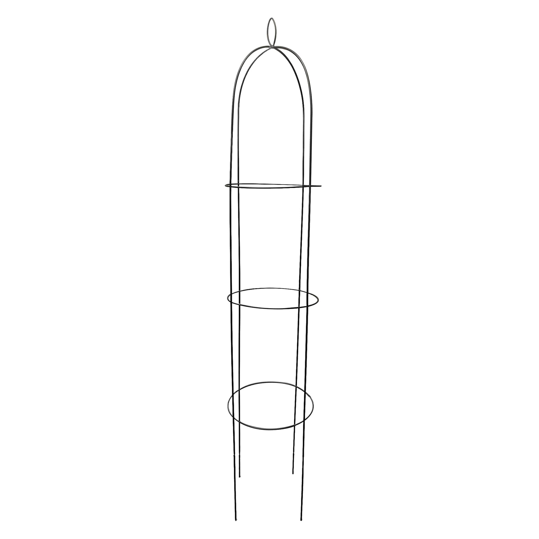 Obelisk Metal Garden Trellis, 54"