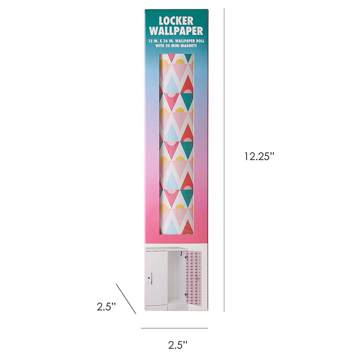 Multicolor Geometric Printed Locker Wallpaper