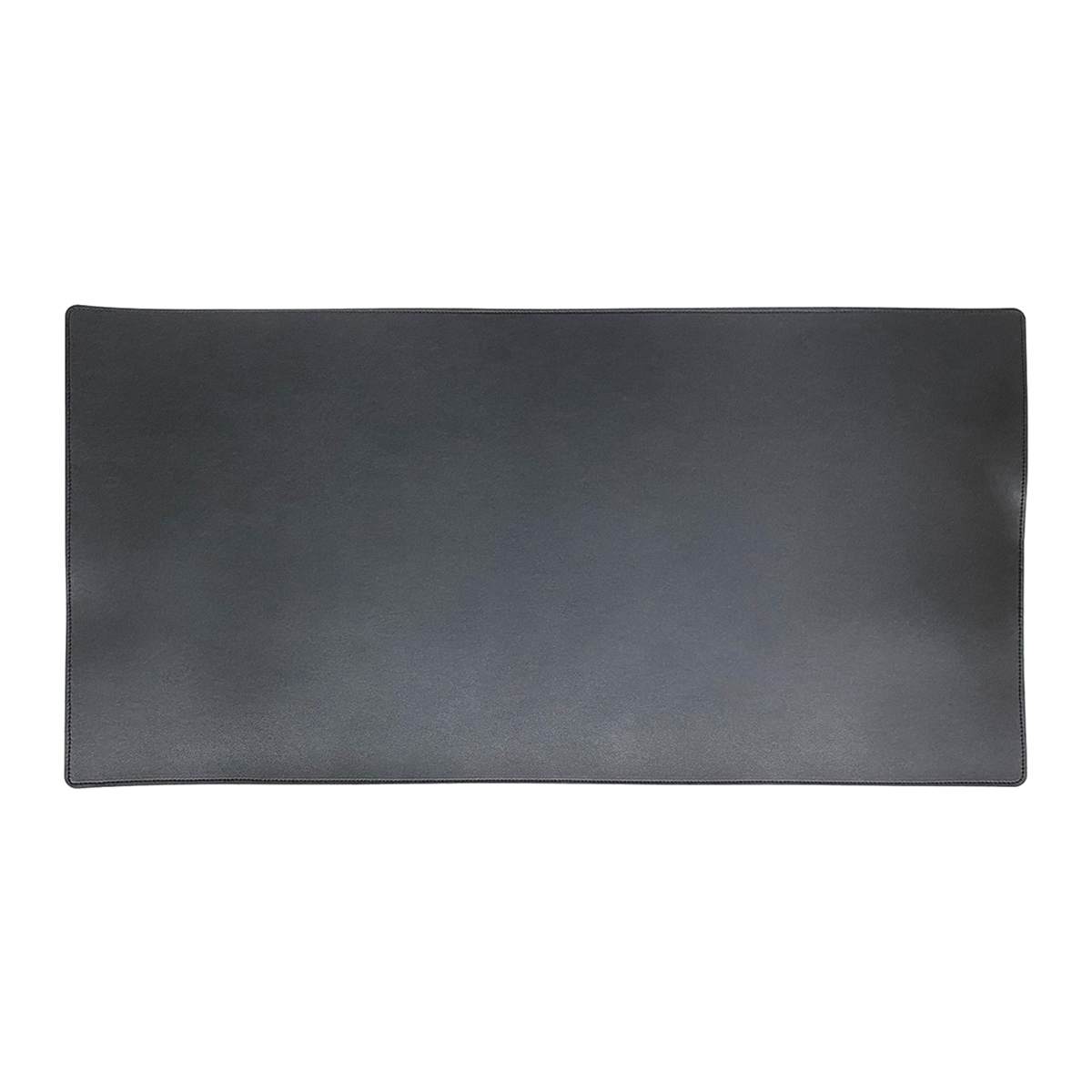 Black Faux Leather Desk Pad, 31x15.5