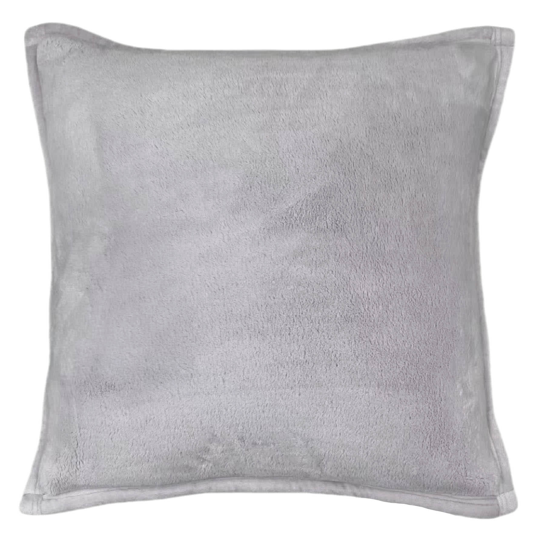 Purple Micro Plush Throw Pillow, 18"