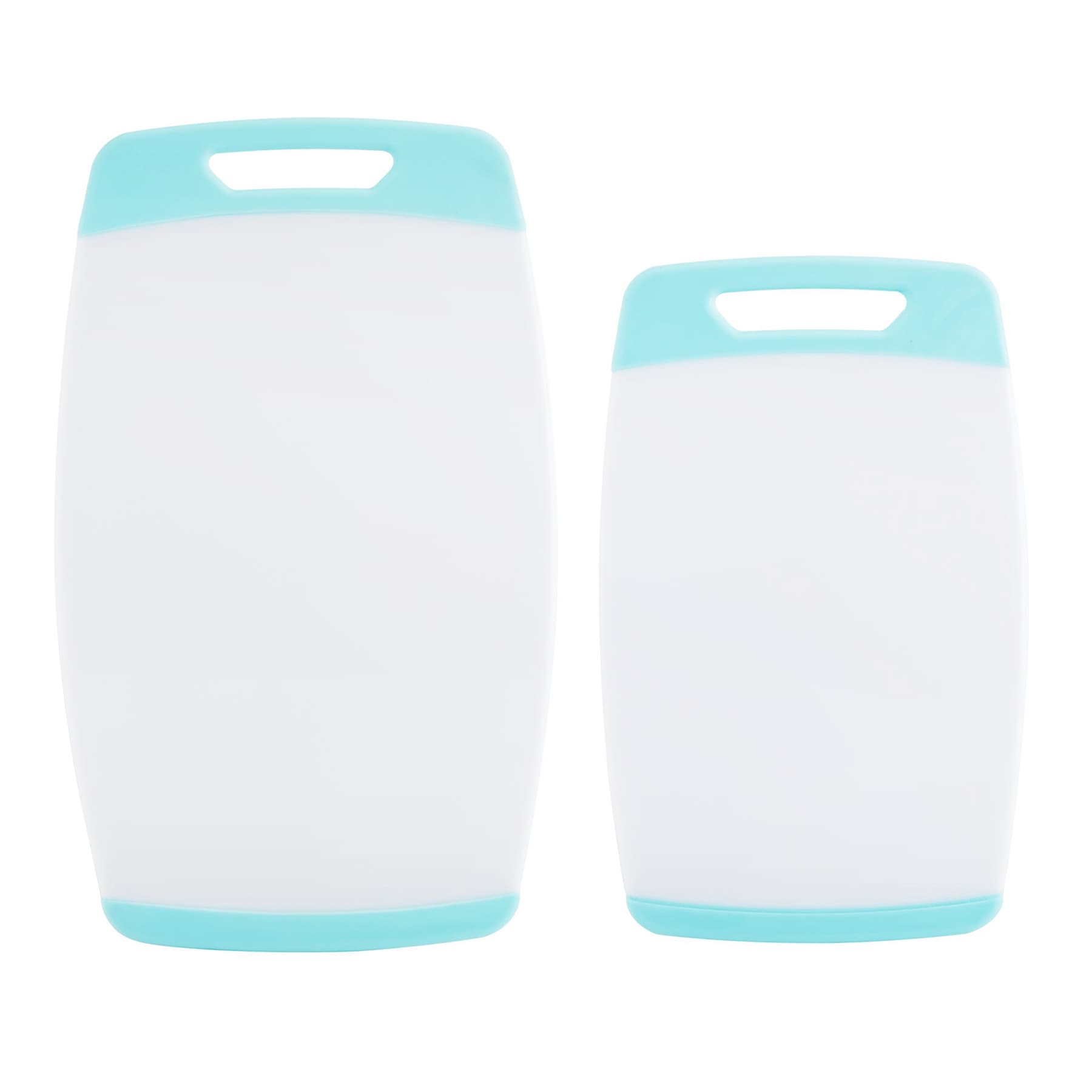 Farberware 2-Piece Aqua Non-Slip Cutting Board Set