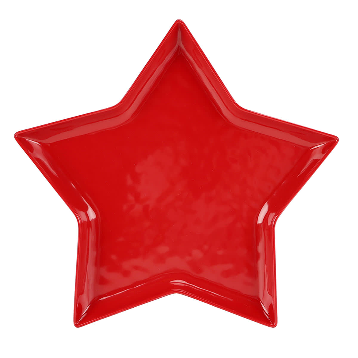 Patriotic Red Star Plate, 10.5"