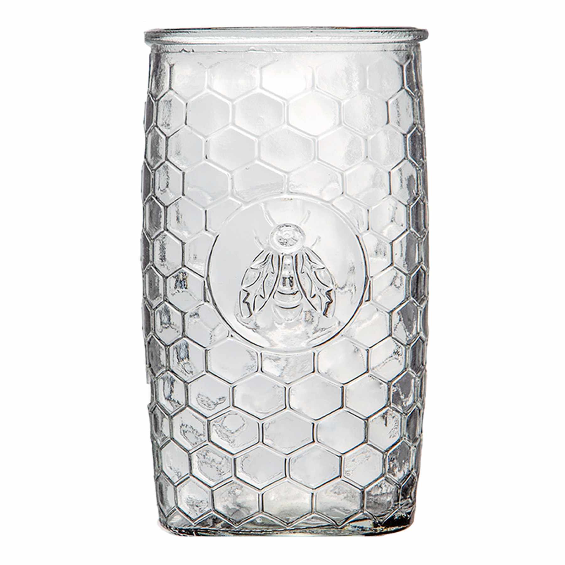 Set of 4 Honeycomb Highball Glasses