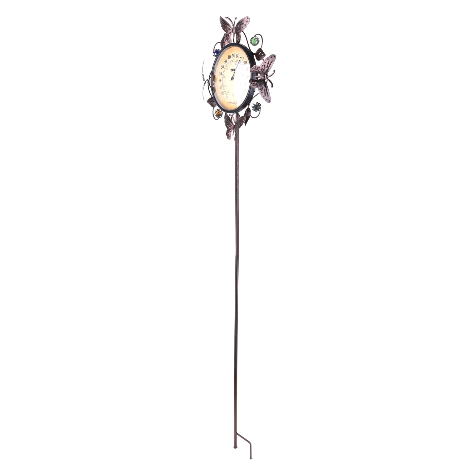 Butterfly Thermometer Yard Stake, 44"