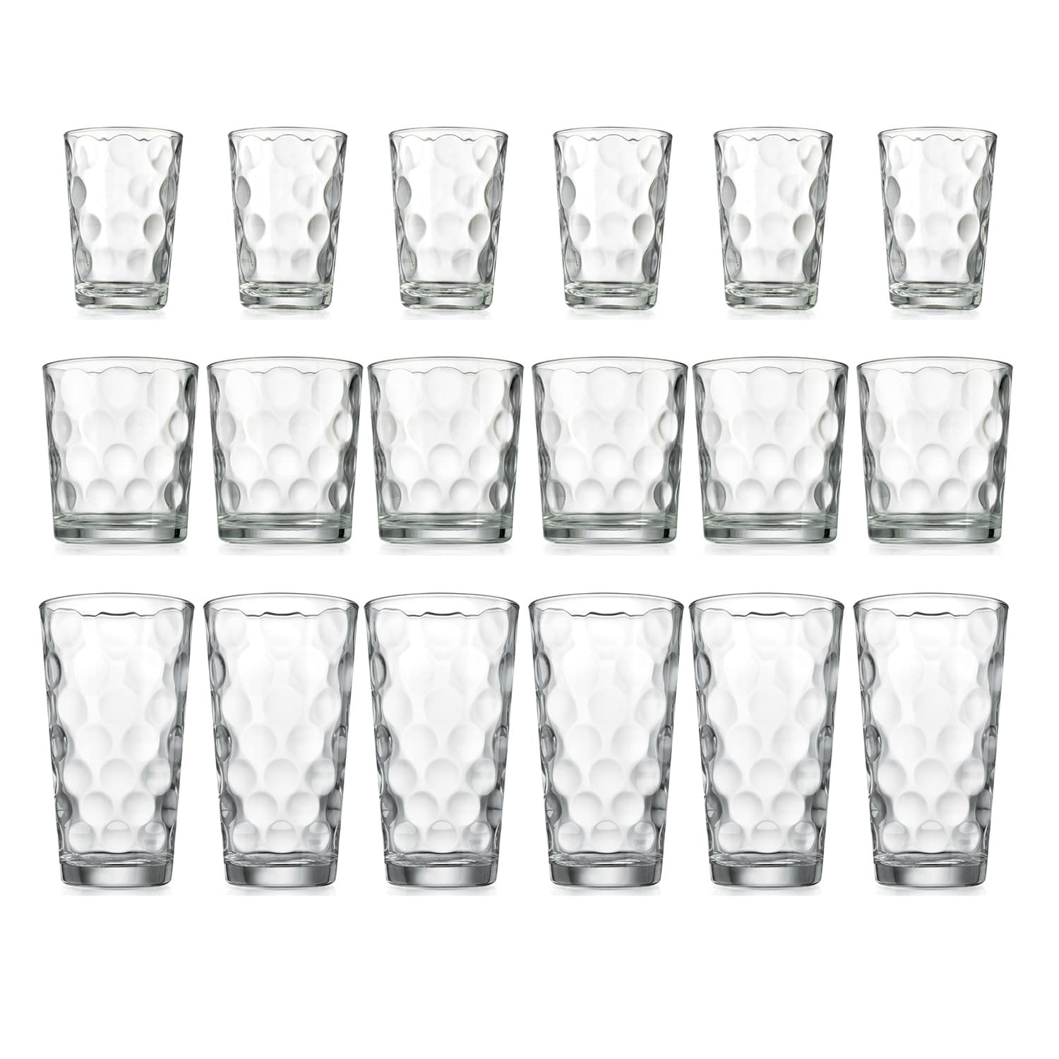 16-Piece Eclipse Drinkware Set