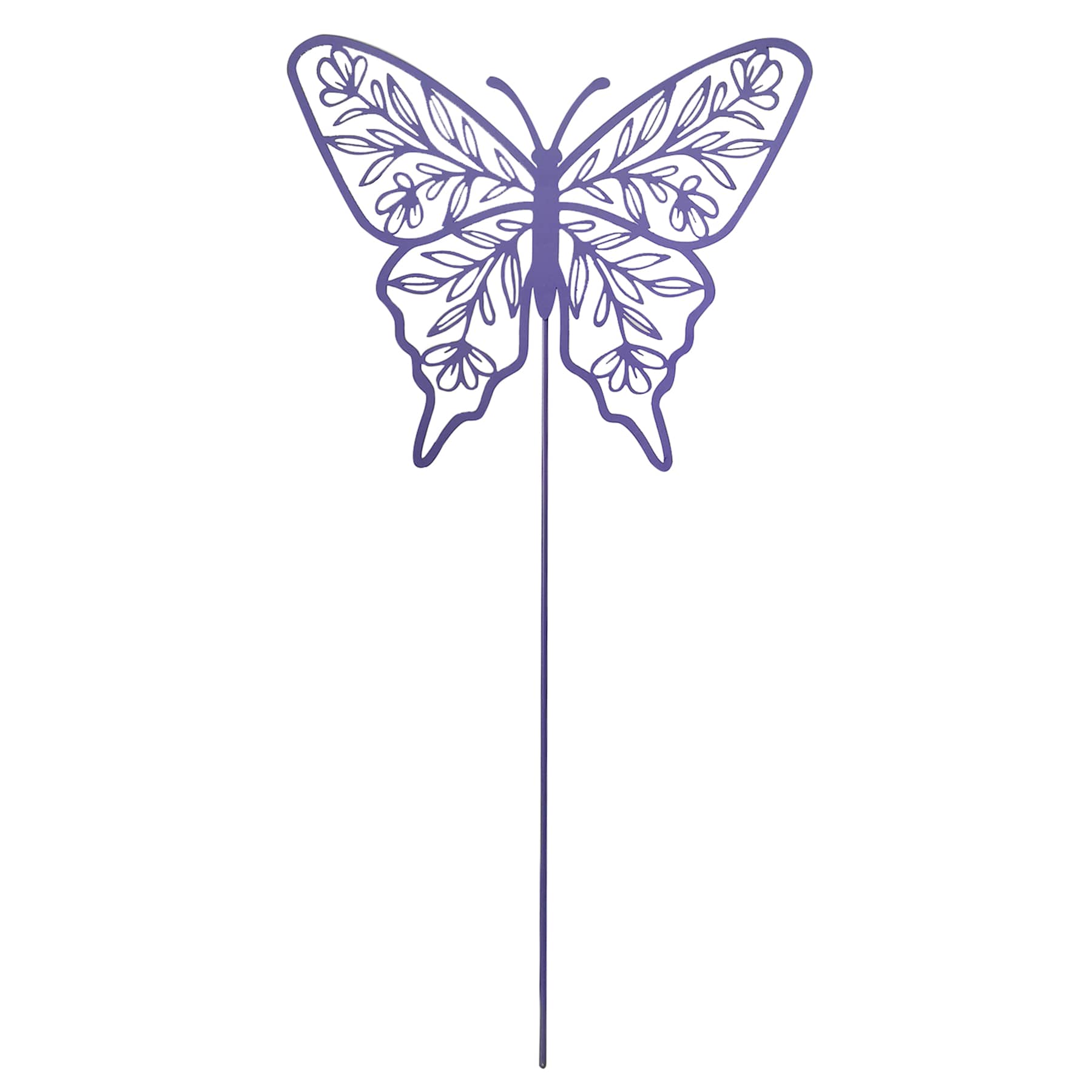 Purple Butterfly Yard Stake, 20"