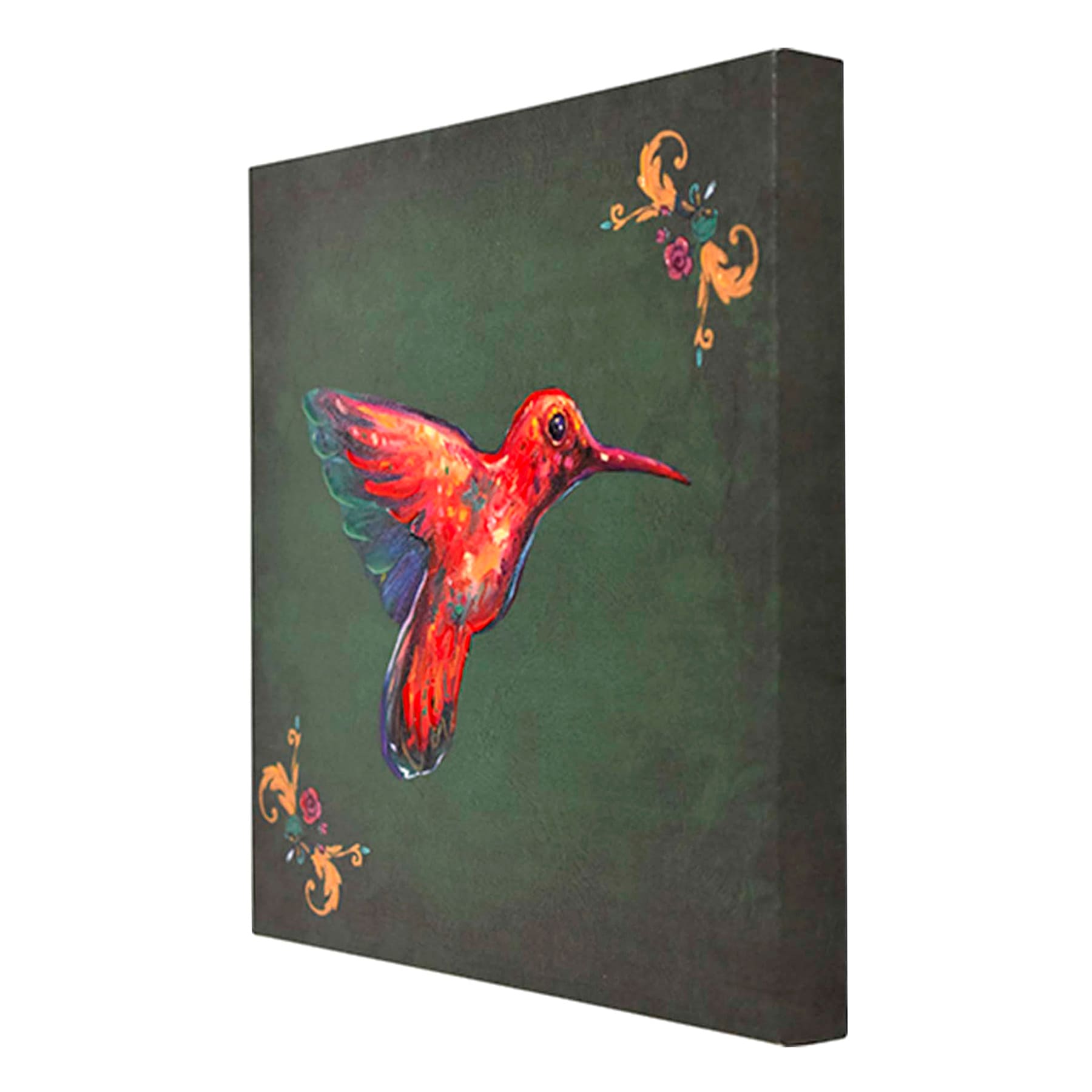 SCADpro Hummingbirds Canvas Wall Art, 12"