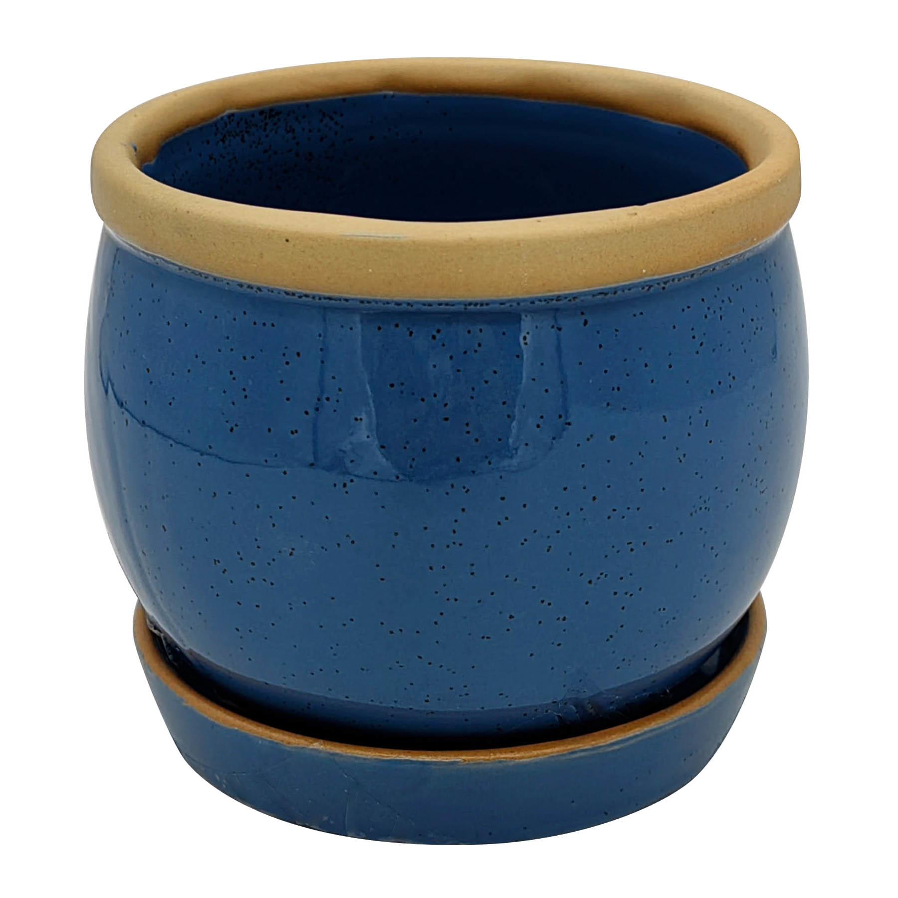 Indoor Kira Bright Blue Planter, 4"