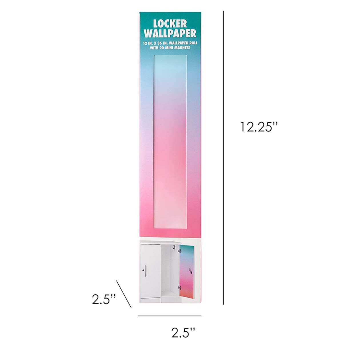 Ombre Printed Locker Wallpaper