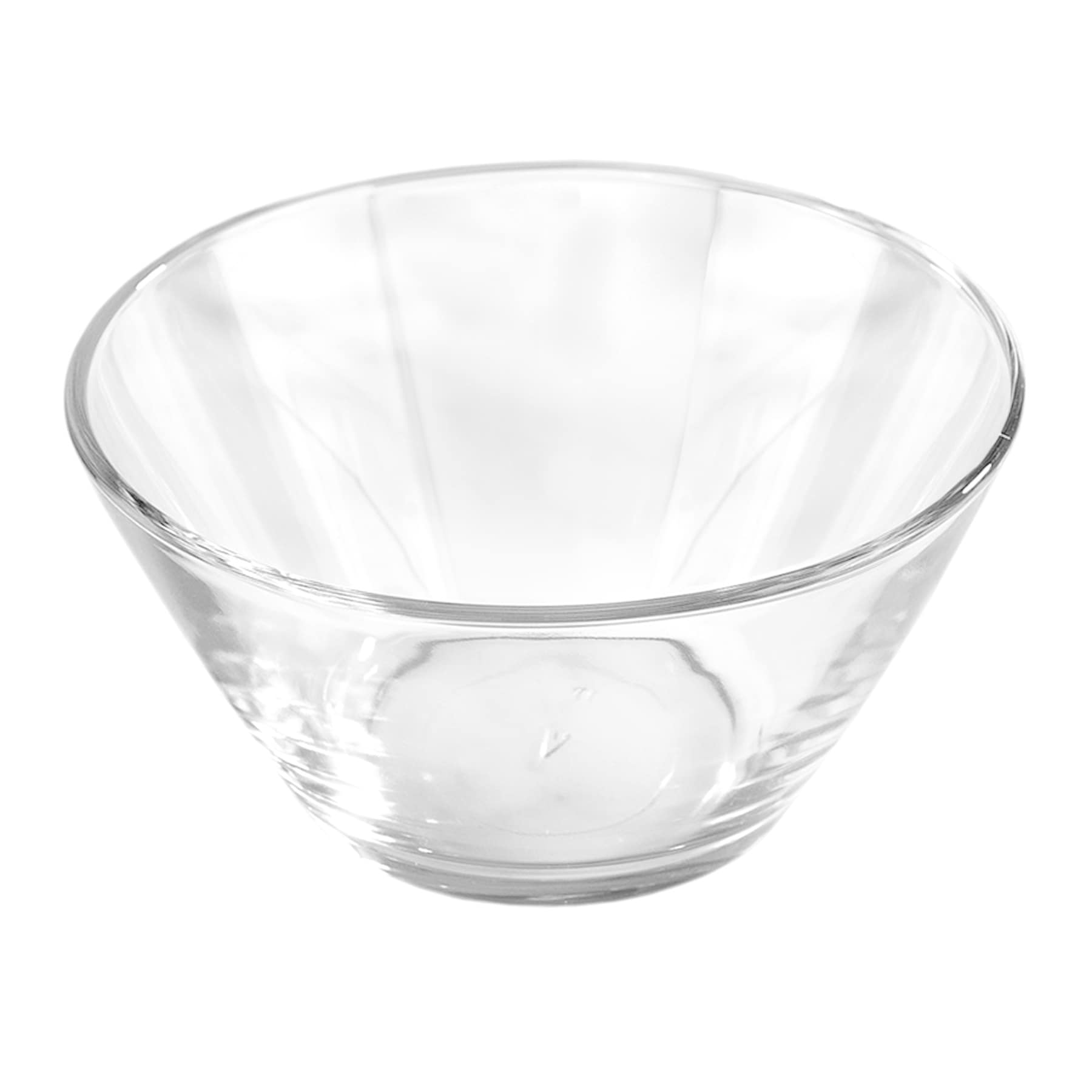 Set of 6 Round Clear Snack Bowls, 11oz