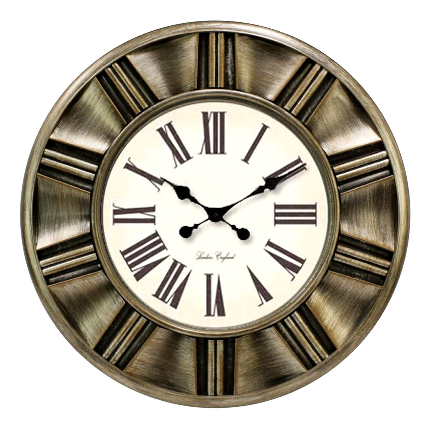 Multicolored Round Wall Clock, 22.5"